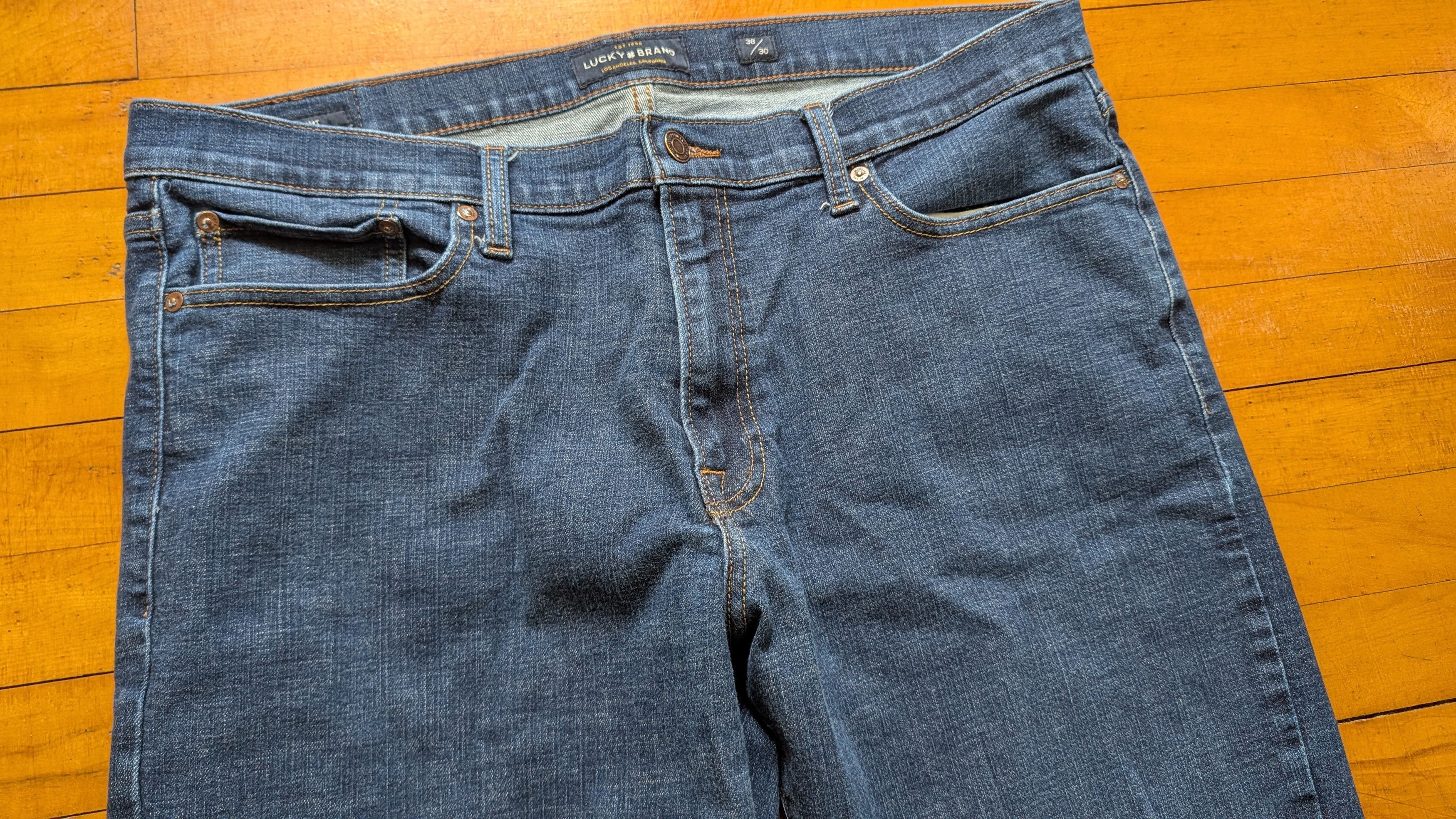 Lucky Brand Men's Lucky Brand Straight Jeans 38x30 Size US 38 / EU 54 - 2 Thumbnail