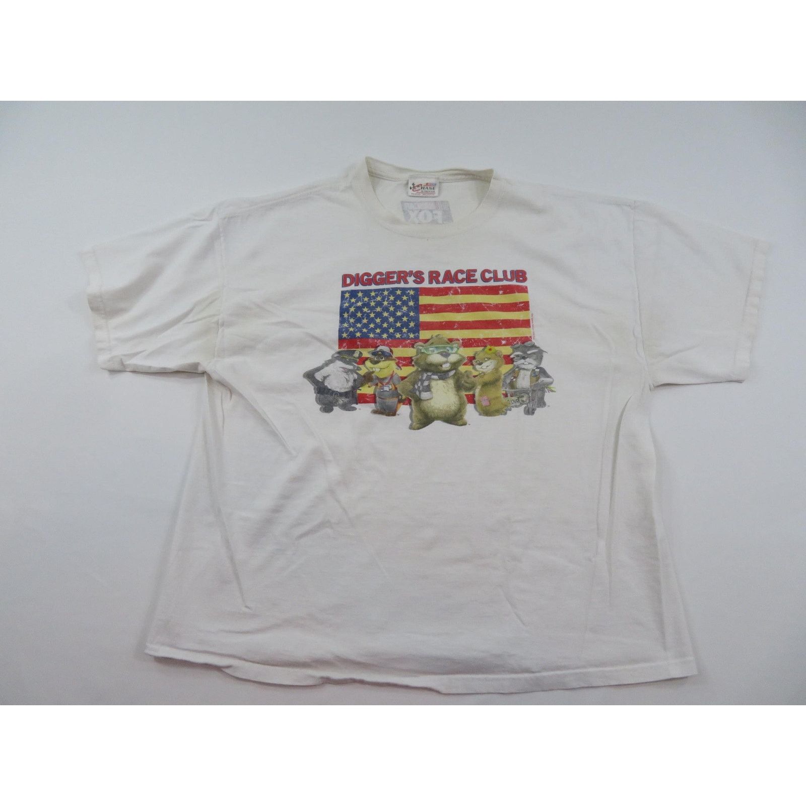 Chase Authentics Y2K Nascar Digger Race Club Fox Sports White T-shirt Sz 2XL Size US XXL / EU 58 / 5 - 1 Thumbnail