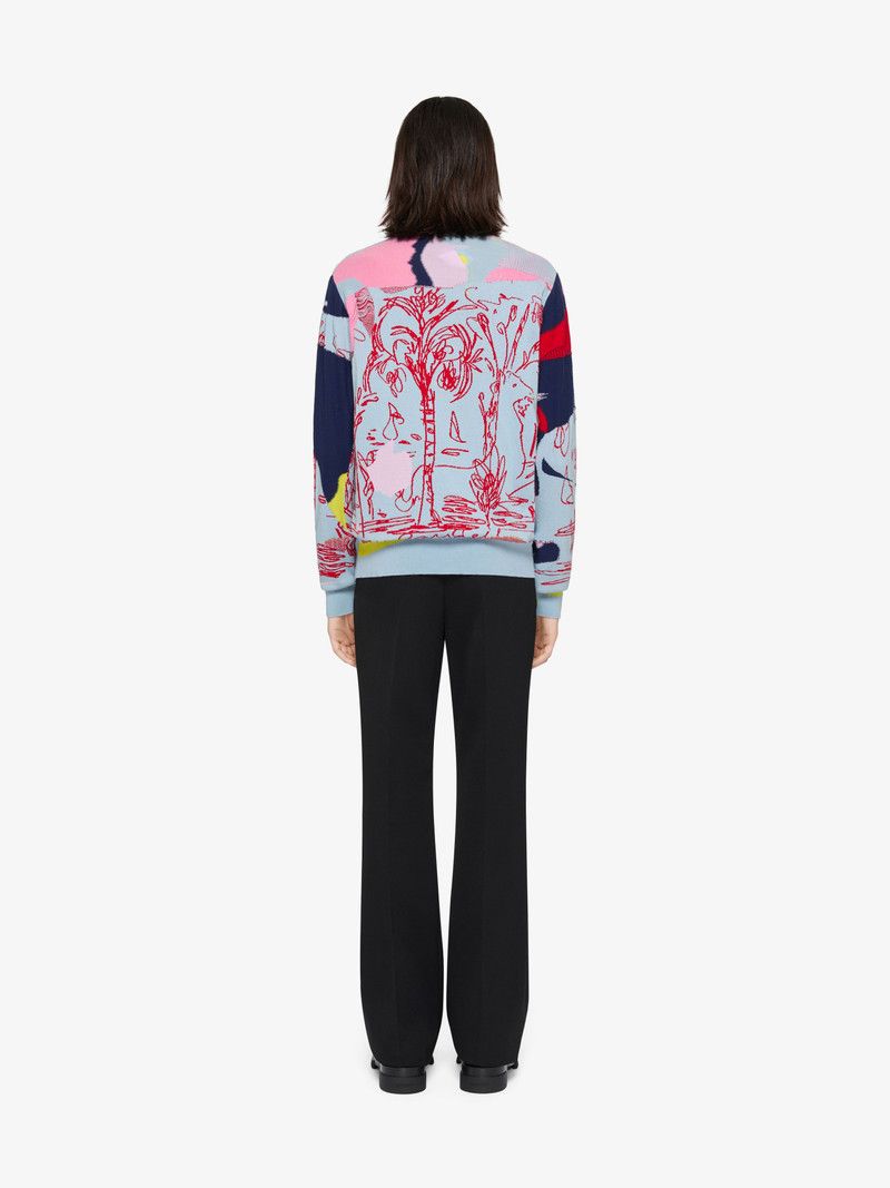 Givenchy o1w1db10426 Crew Neck Sweater in Multicolor Size US S / EU 44-46 / 1 - 3 Thumbnail