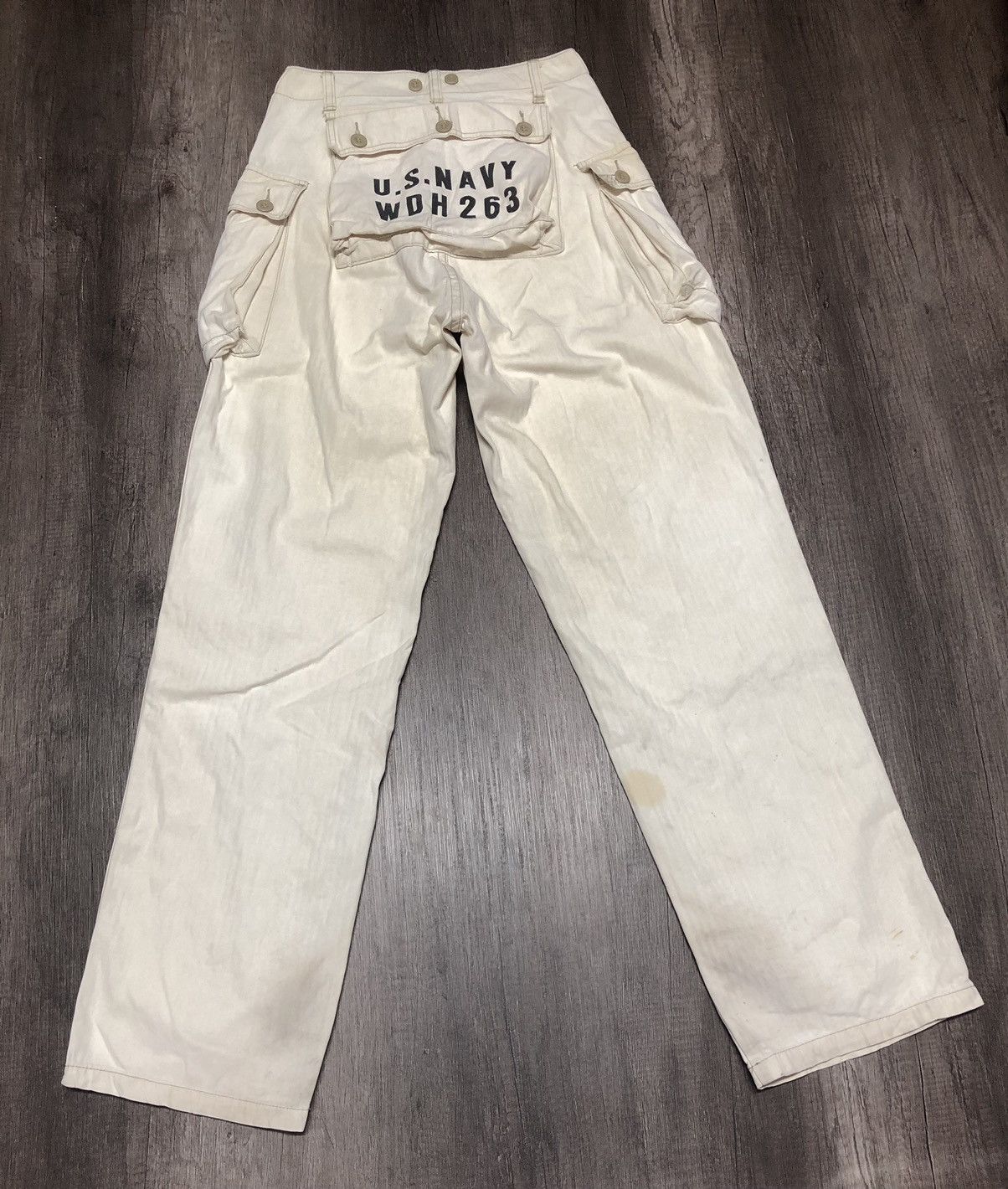 Vintage VINTAGE U.S.NAVY WDH 263 CARGO PANT Size US 27 - 5 Thumbnail
