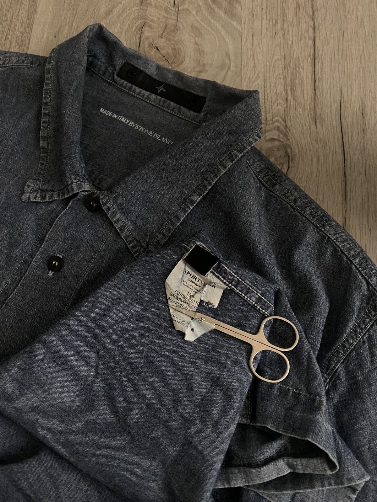 Stone Island × Vintage Shirt Stone Island vintage 2002 Size 46R - 3 Thumbnail