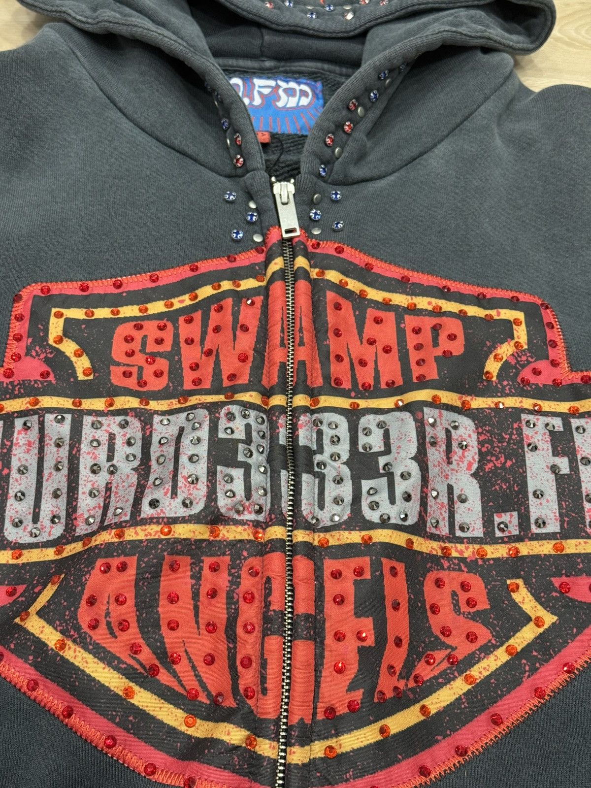 murd333r.fm Murd333r.fm OG Chopper Rhinestone Hoodie Size US XL / EU 56 / 4 - 6 Thumbnail