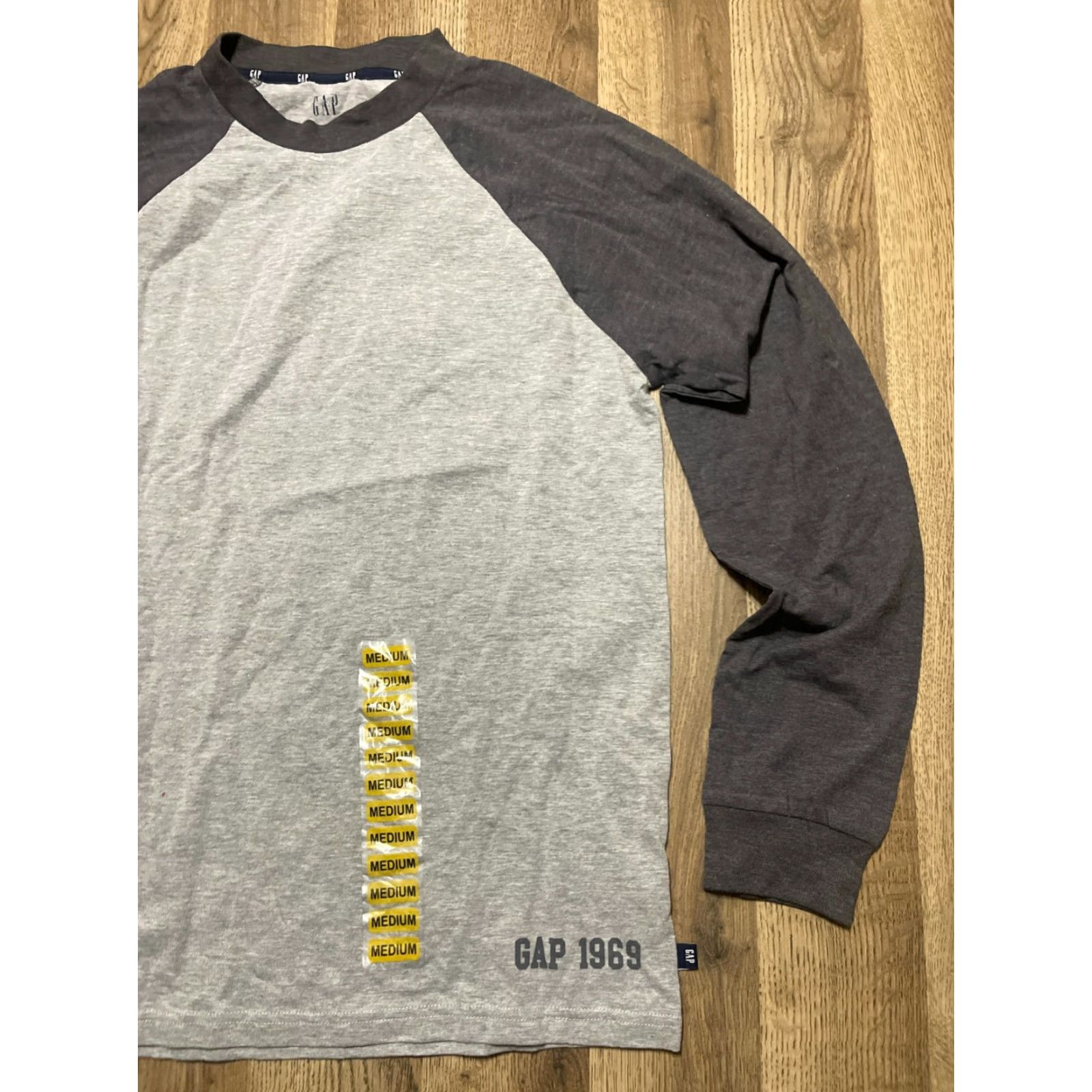 Gap Gap 1969 Shirt Men M Gray Long Sleeve Regular Fit T-Shirt Vintage No Size US M / EU 48-50 / 2 - 4 Thumbnail