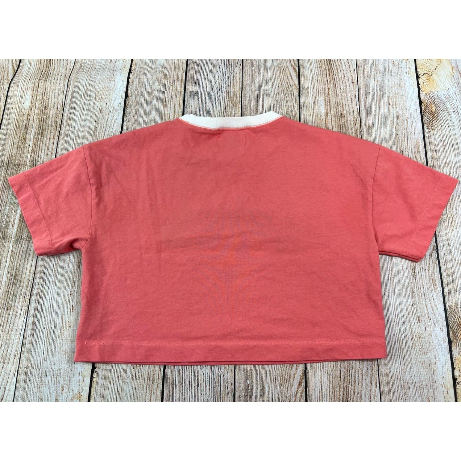 CHNGE CHNGE Crop Top Pink Shirt Organic Cotton Size S Cropped Short Sleeve T-Shirt Women Womens Pink Cotton Regular Size S Size S / US 4 / IT 40 - 3 Thumbnail