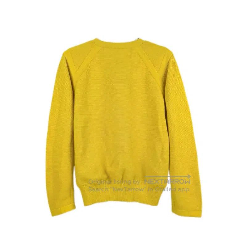 Hermes Hermes Yellow Alpaca Wool Cardigan Size XS / US 0-2 / IT 36-38 - 2 Thumbnail