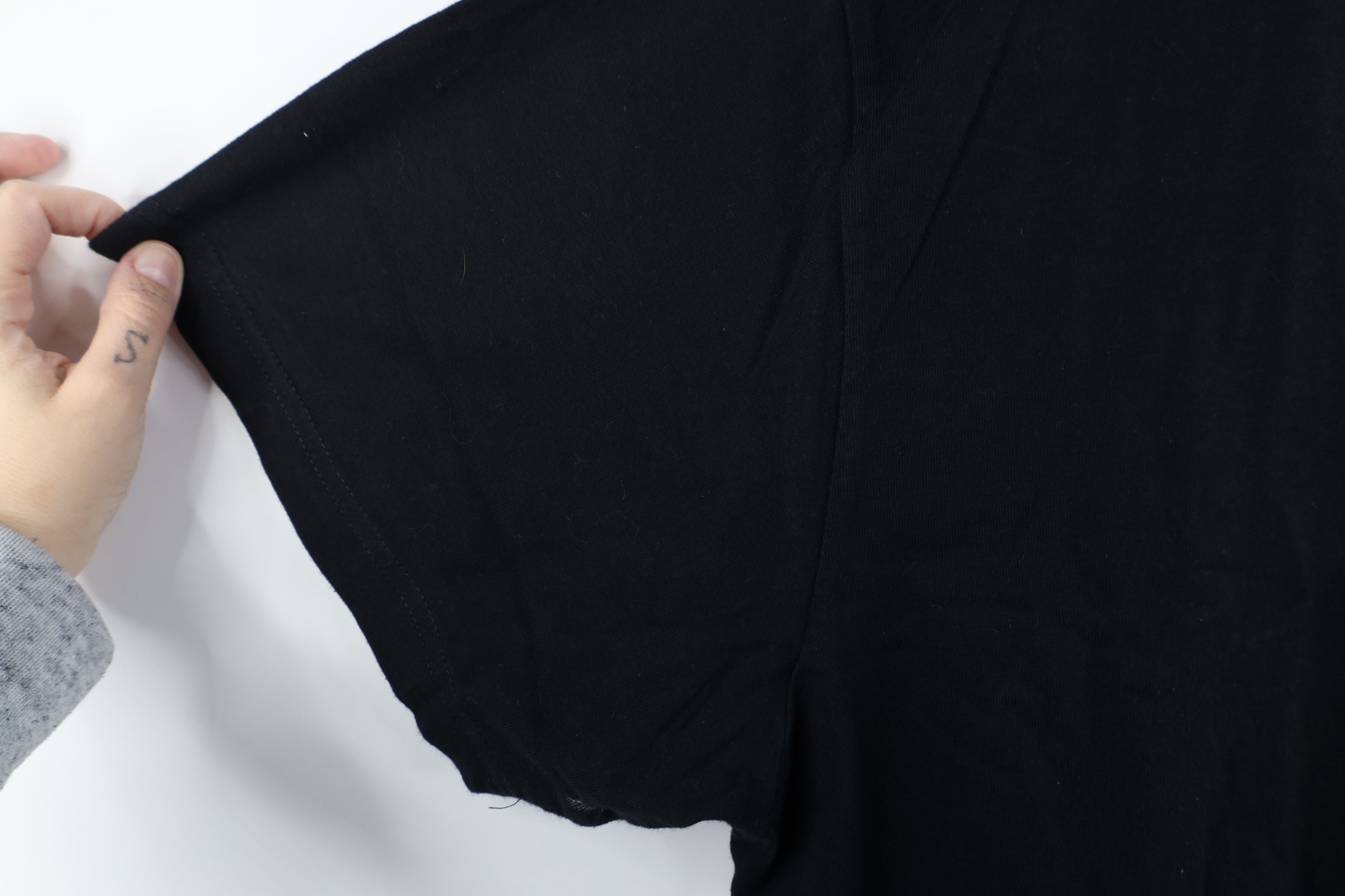 Vintage Vintage 90s Streetwear Cotton Short Sleeve T-Shirt Black Size 3XL / US 20-22 - 6 Thumbnail
