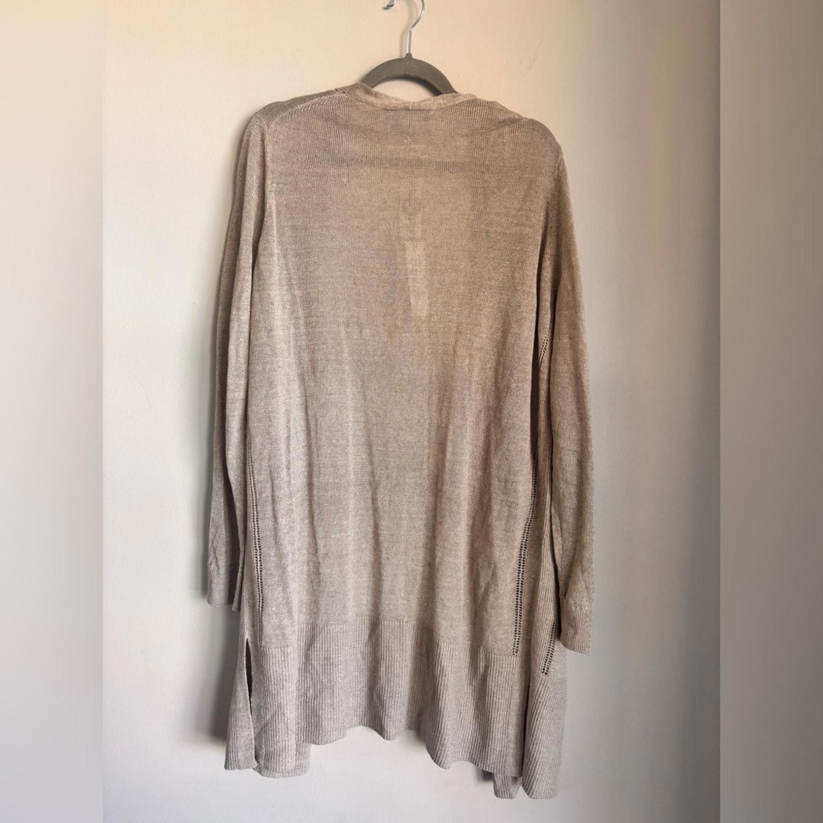 Tommy Bahama Women's Cedar ladder Stitch Cardigan Size XL / US 12-14 / IT 48-50 - 2 Thumbnail