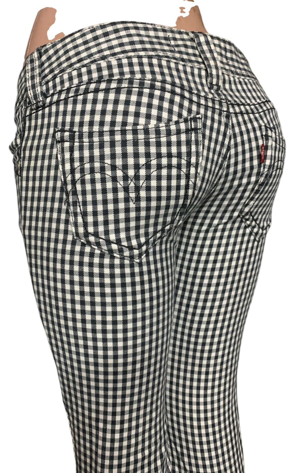 Levi's Levis Checked pattern lady jeans Size 32" / US 10 / IT 46 - 4 Thumbnail