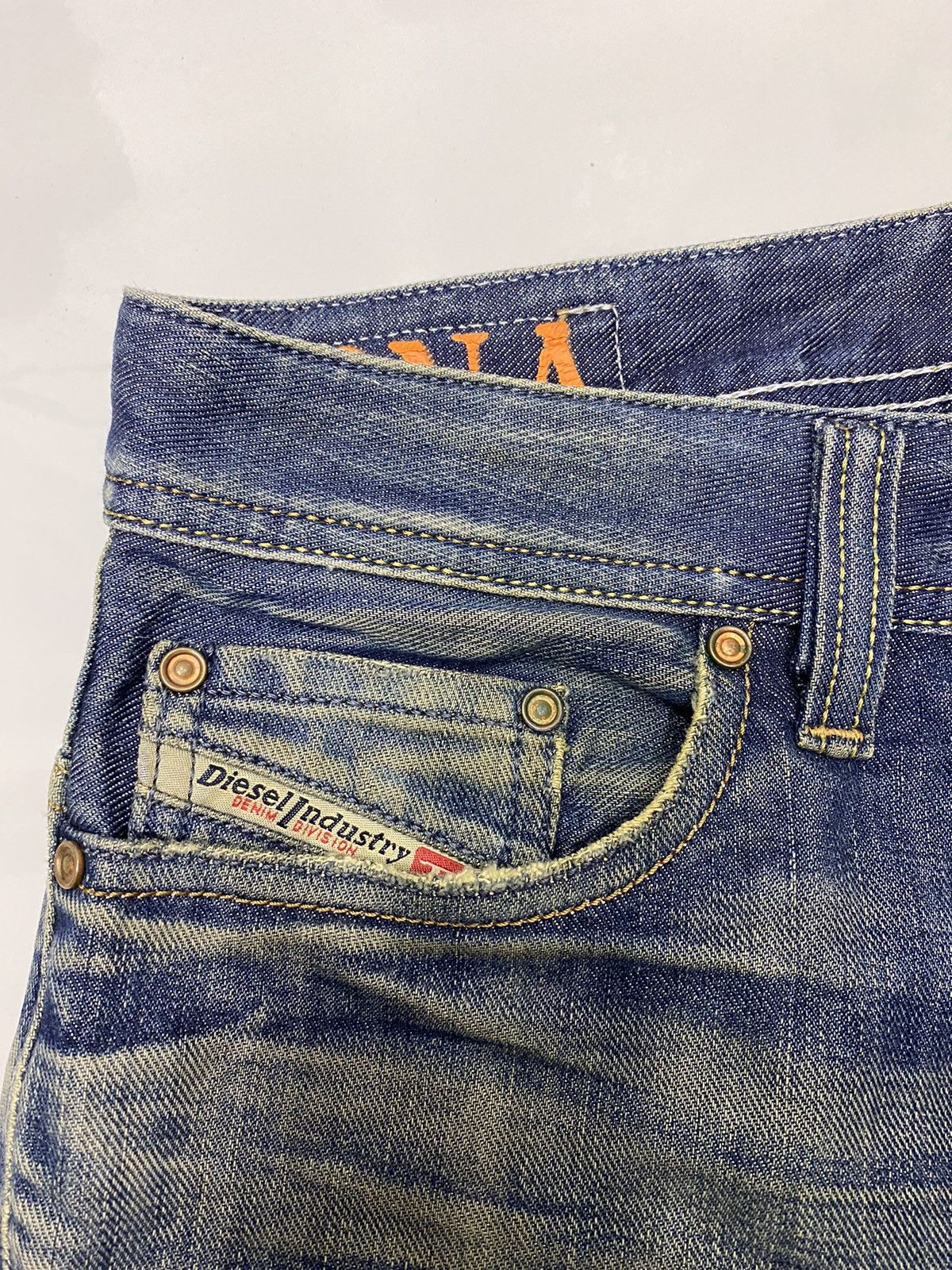 Diesel RUSTY🔥DIESEL DNA DIRTYNEWAGE DISTRESSED DENIM JEANS Size US 31 - 8 Thumbnail