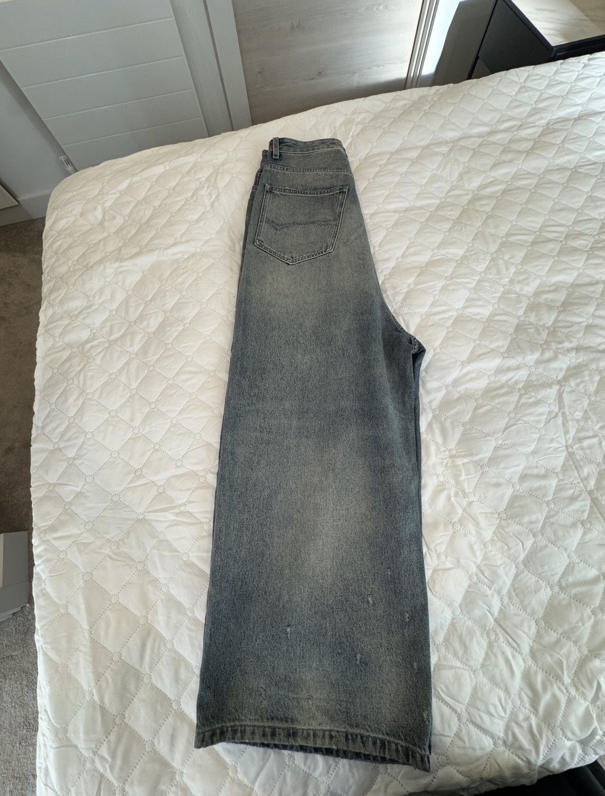 Balenciaga Balenciaga Low-Crotch Wide Leg Jeans Size US 33 - 2 Thumbnail