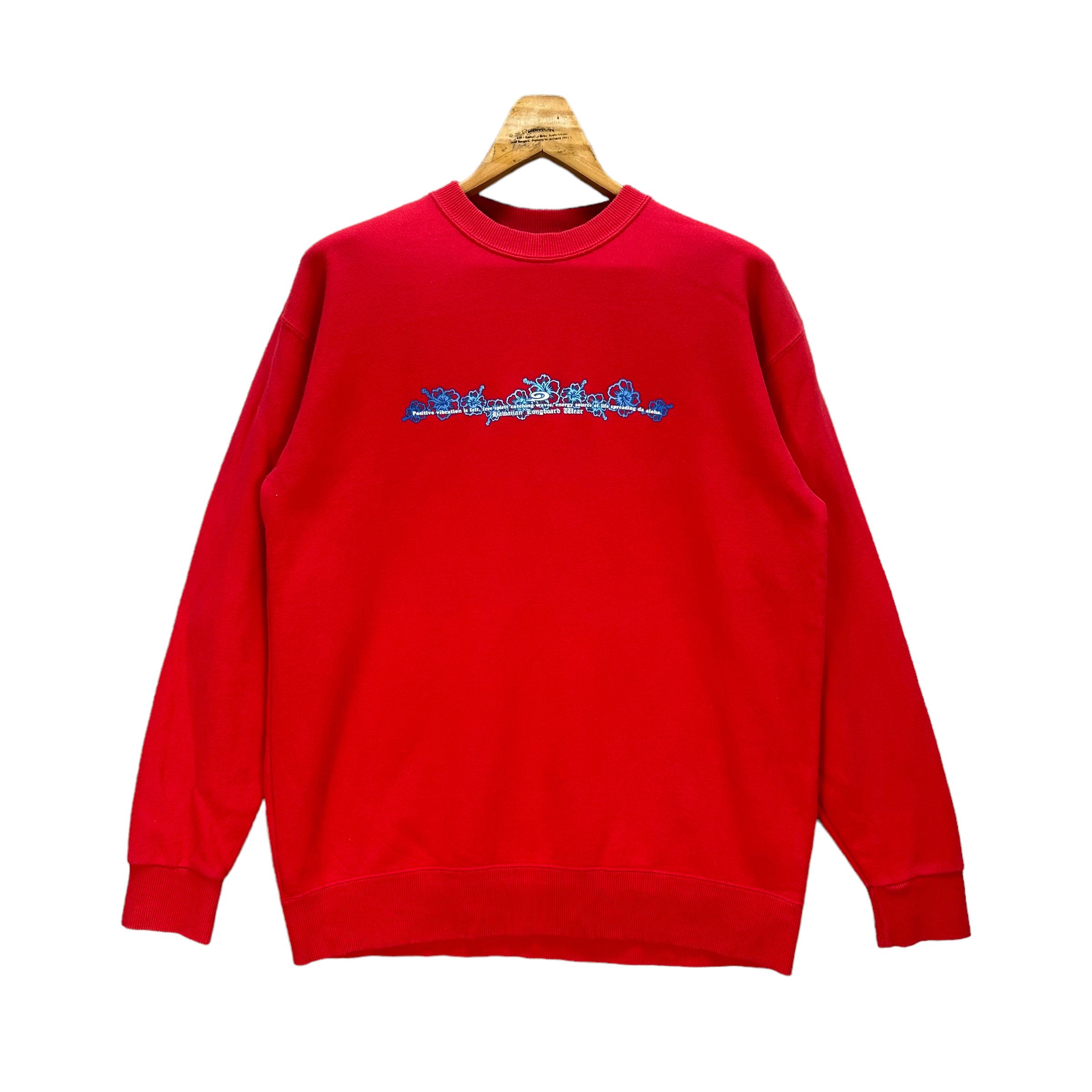 Japanese Brand PIKO HAWAIIAN LONGBOARD WEAR BIG LOGO SWEATSHIRTS #8572-015 Size US L / EU 52-54 / 3 - 4 Thumbnail