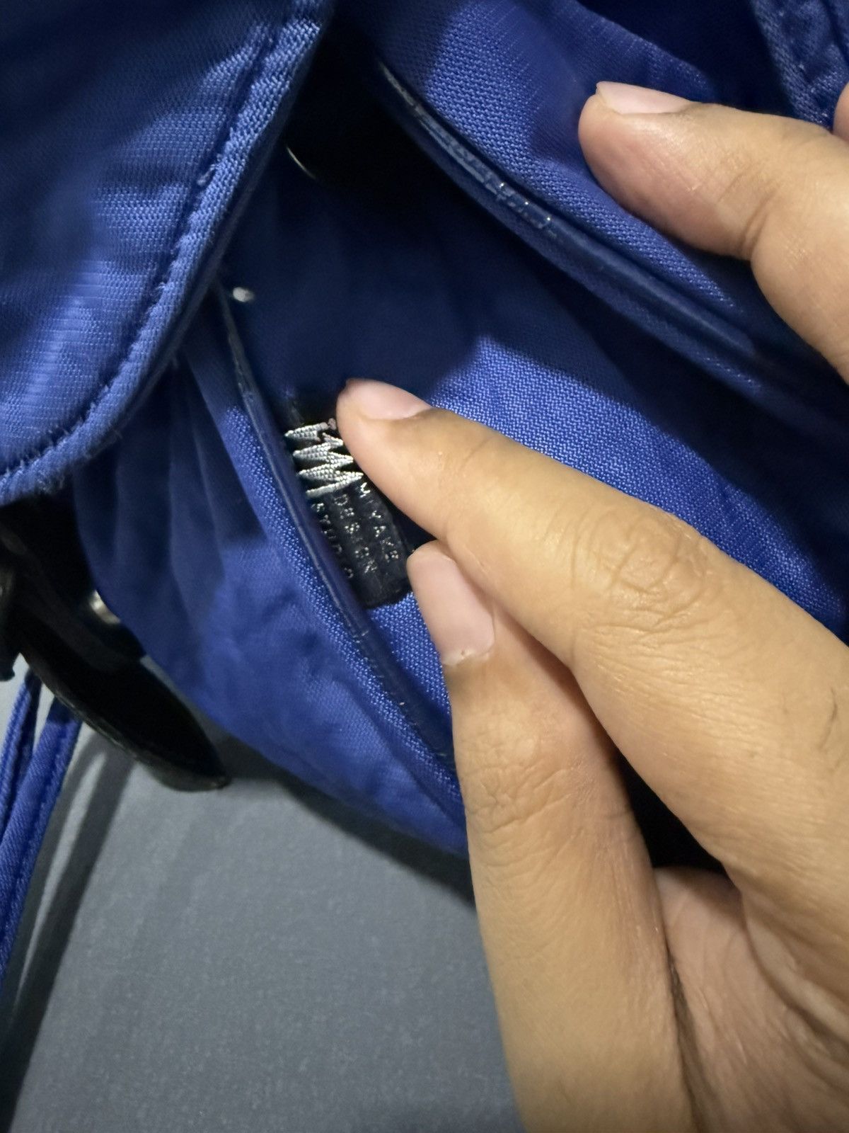 Issey Miyake × Japanese Brand × Vintage RARE Vintage Issey Miyake Japanese Brand Blue Large Backpack Size ONE SIZE - 13 Thumbnail