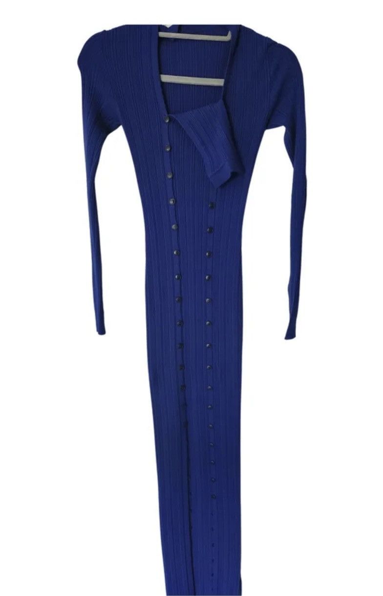 Jacquemus Jacquemus La Robe Maille Azur Ribbed Maxi Dress | Grailed
