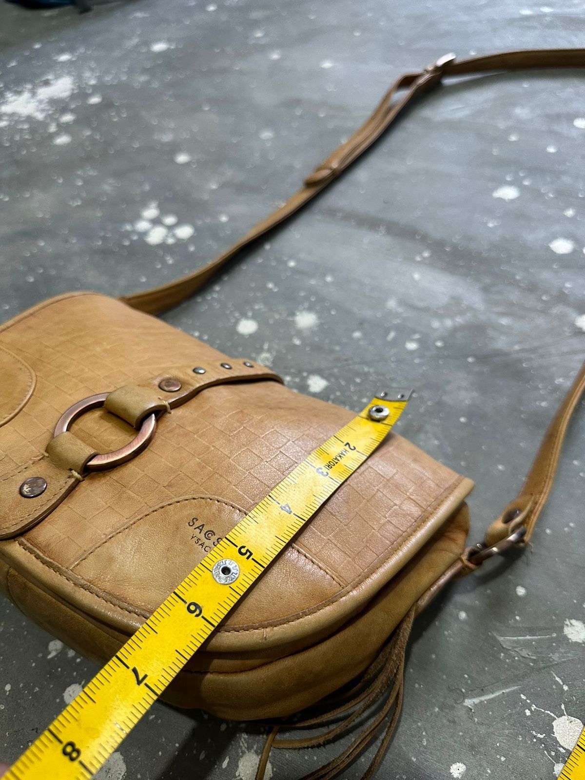 Yohji Yamamoto 🔥Vintage Ysaccs Yohji Yamamoto Leather Crossbody/ Sling bag Size ONE SIZE - 19 Thumbnail