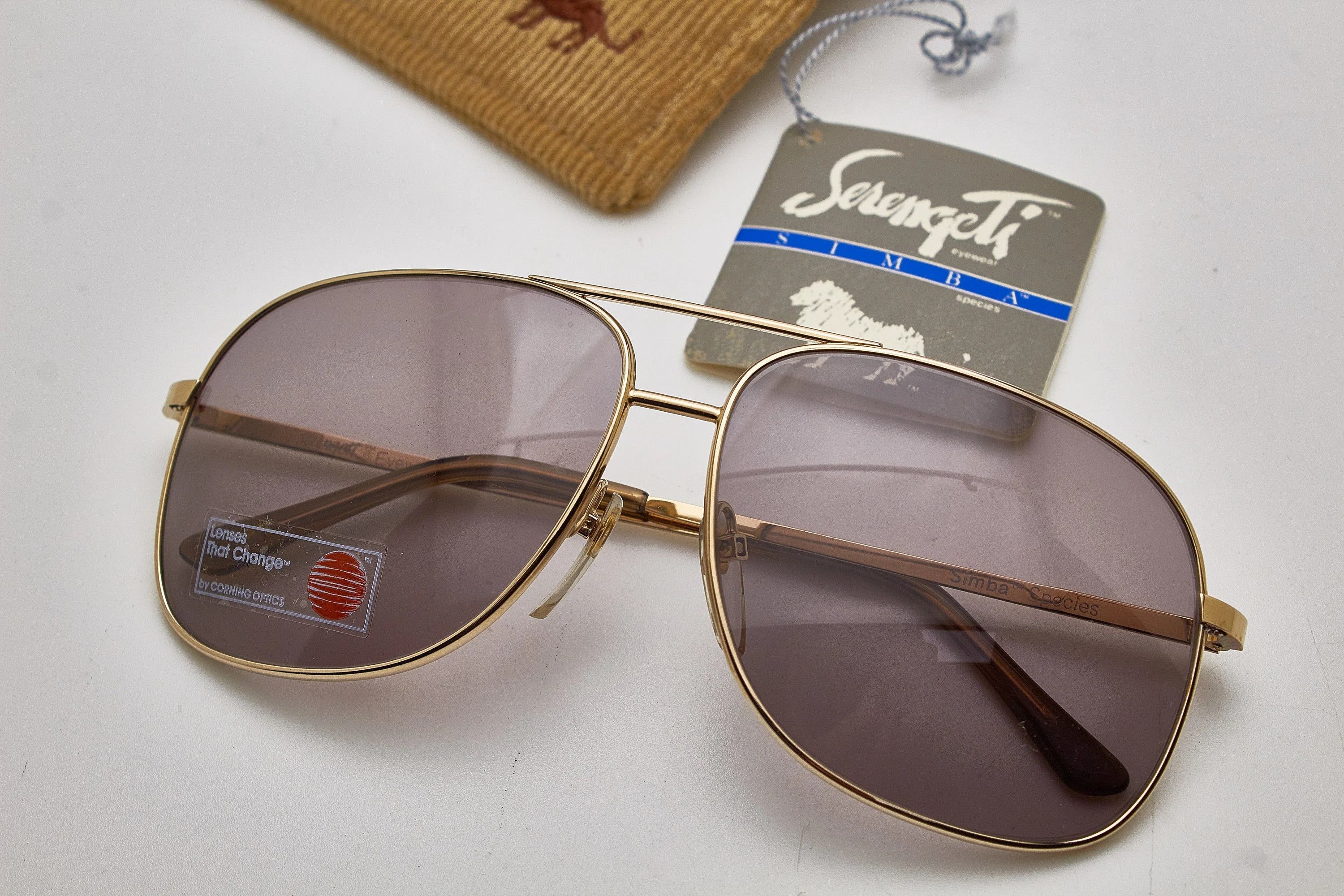 Serengeti SERENGETI quiet luxury 80s oversized gold thin metal specs Size ONE SIZE - 2 Thumbnail