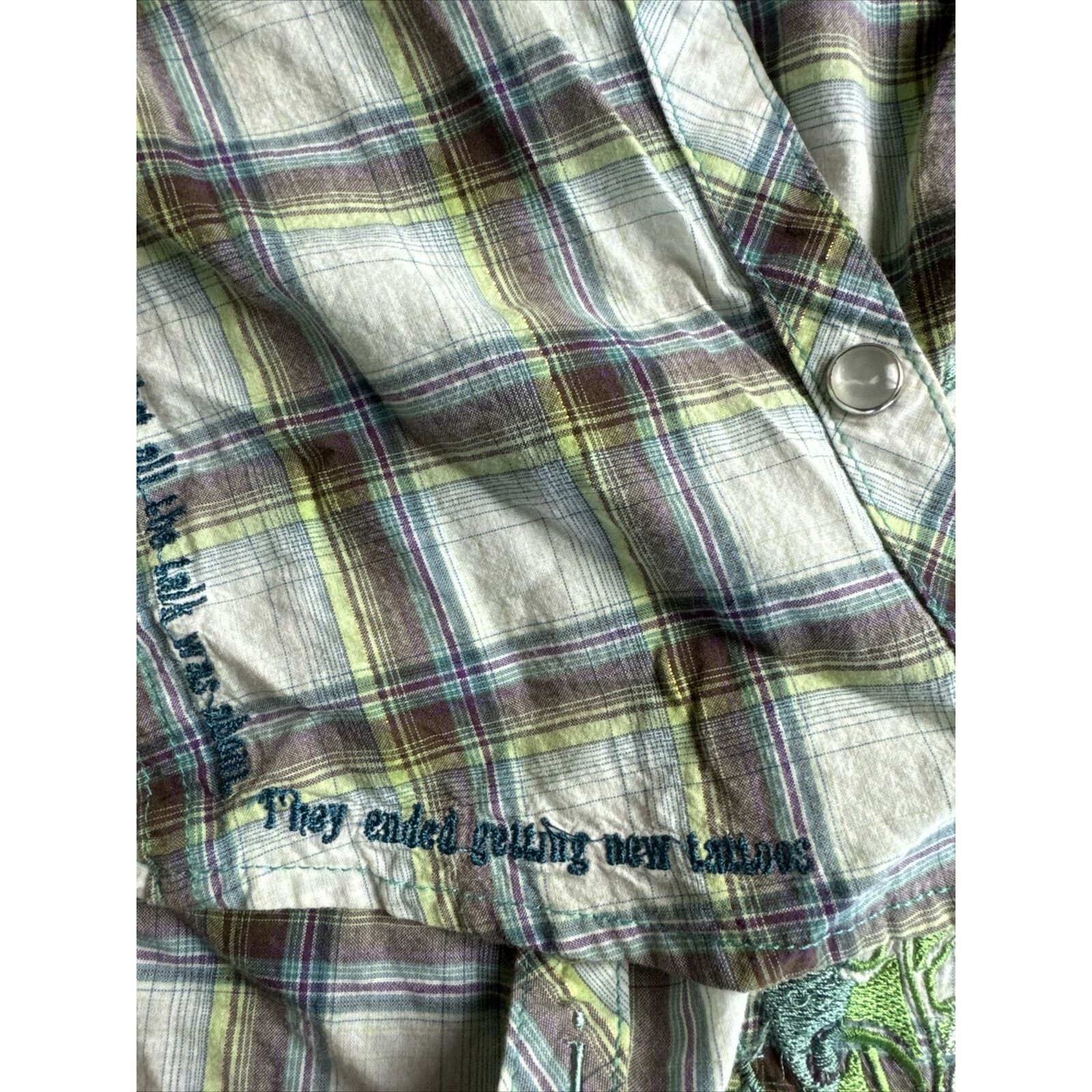 Johnny Was Johny Was 3J Workshop Women’s Plaid Embroidered Shirt Venice Size S / US 4 / IT 40 - 10 Thumbnail