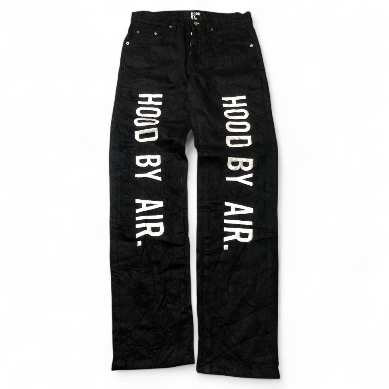 Anonymous Club Hood by air Spell Out Logo Embroidery Jeans Size US 30 / EU 46 - 1 Thumbnail