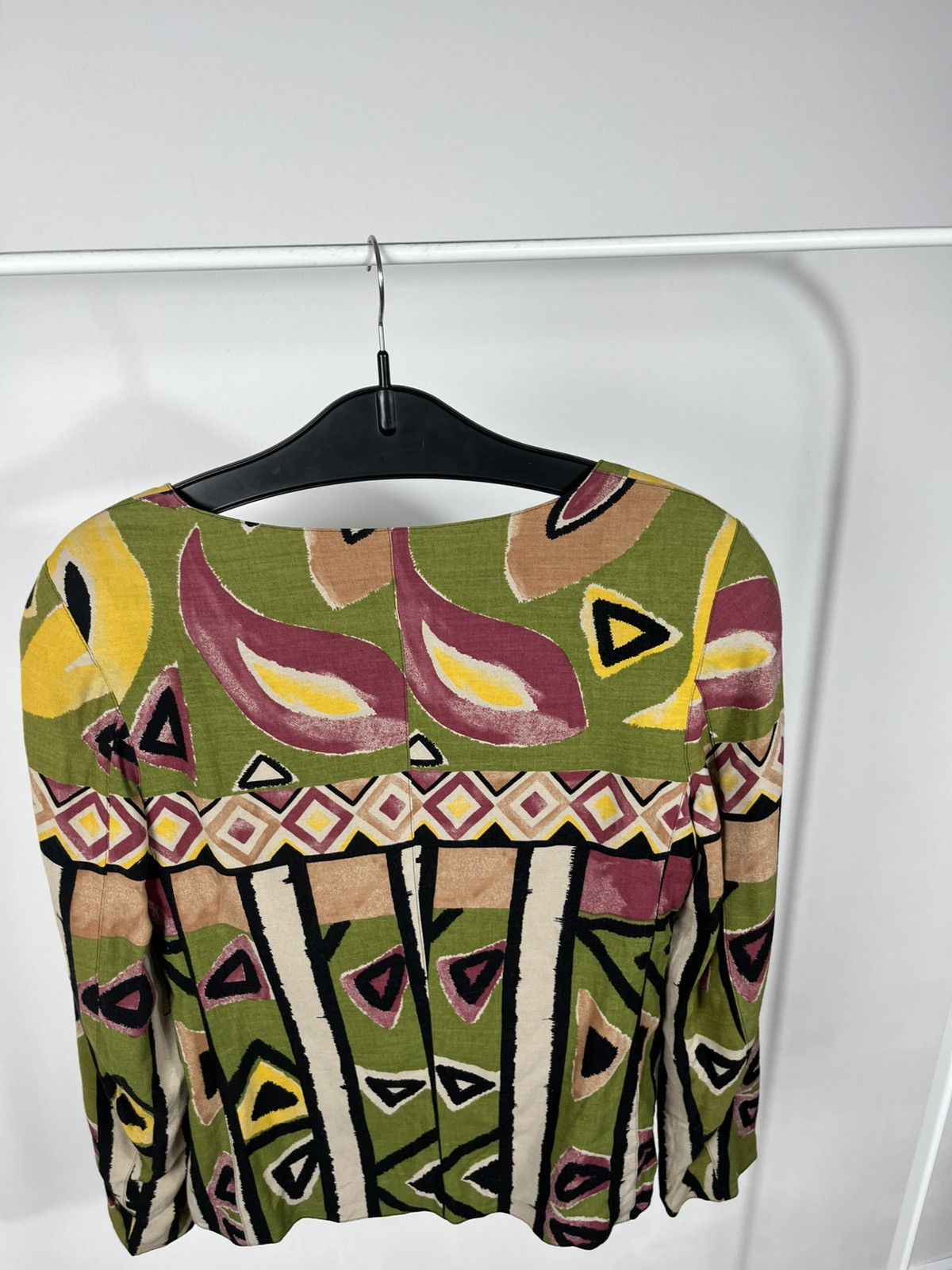 Wolford Wolford Vintage Abstract Blouse UK 12 Made in Austria Size M / US 6-8 / IT 42-44 - 15 Thumbnail