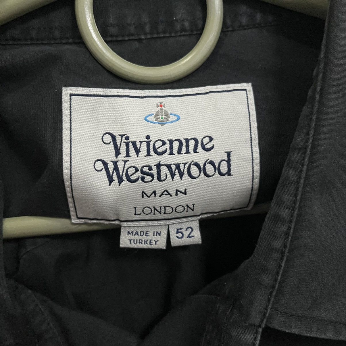 Vivienne Westwood Vintage Basic Black Button up Shirt Logo Vivienne Westwood Size US L / EU 52-54 / 3 - 4 Thumbnail