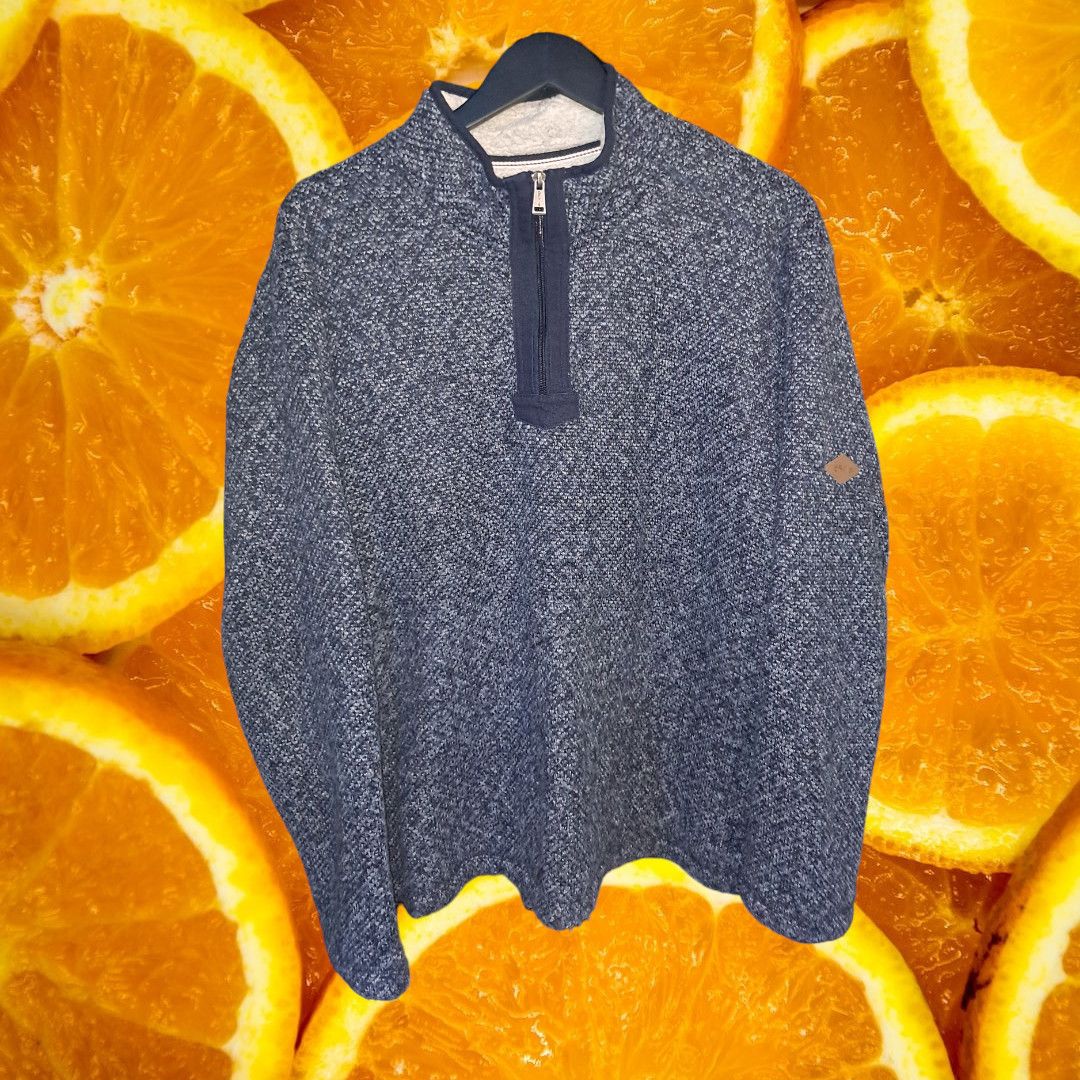 Orvis Orvis 1/4 Zip Gray Marled Sherpa Lined Sweater Size XL Size US XL / EU 56 / 4 - 3 Thumbnail
