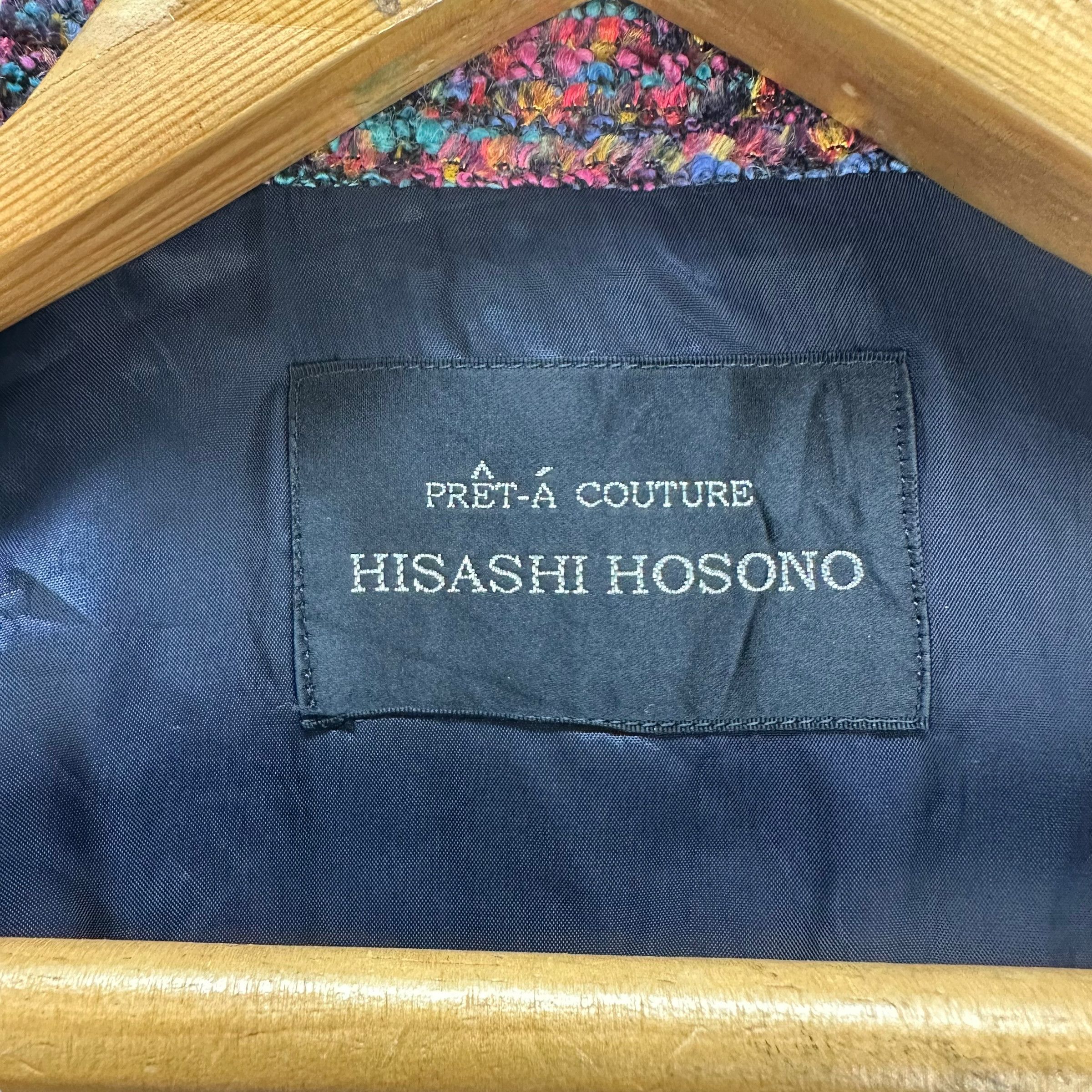 Japanese Brand HISASHI HOSONO TWEED JACKET #7964-193 Size S / US 4 / IT 40 - 7 Thumbnail