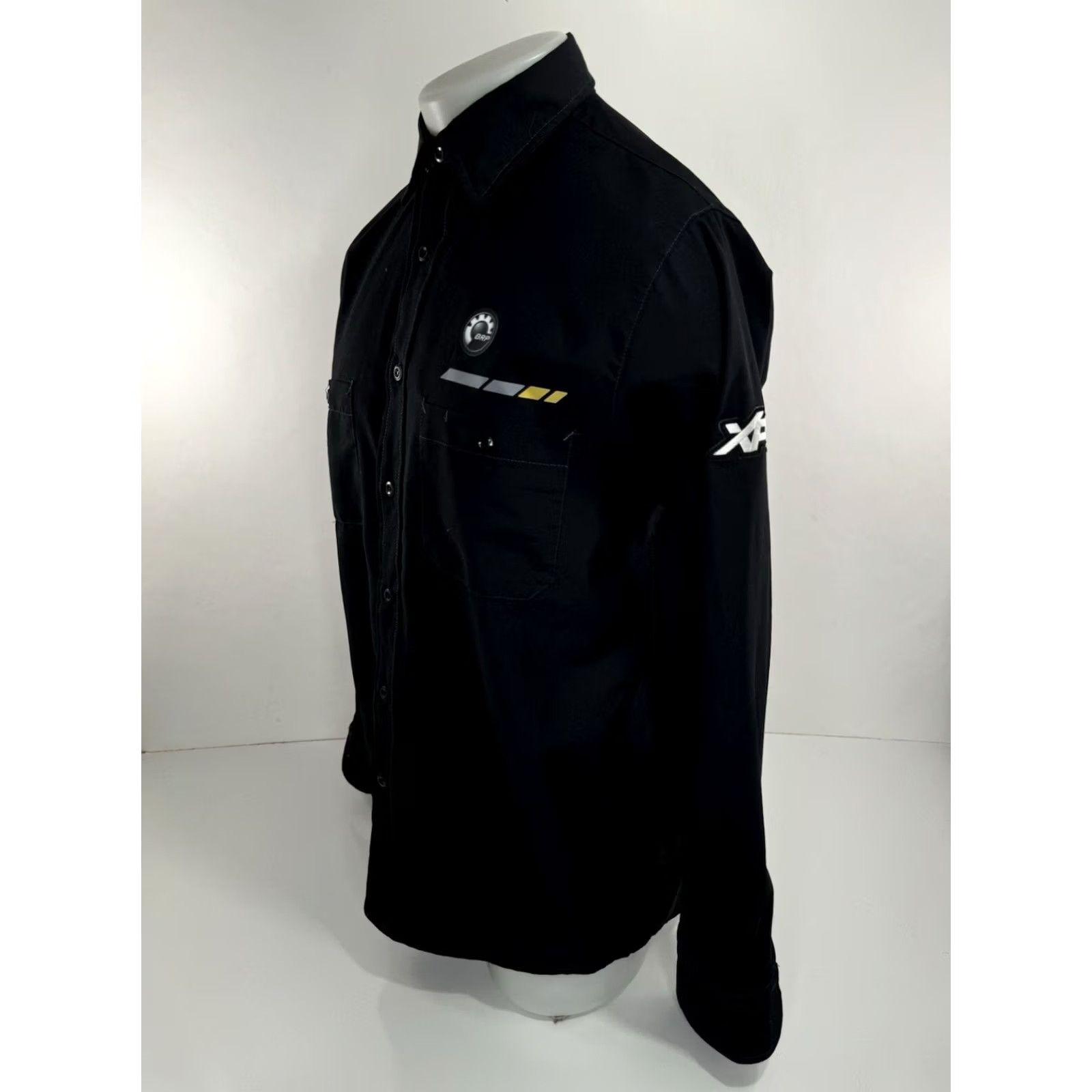 Vintage BRP XPS SKI-DOO LYNX SEA-DOO EVNIRUDE ROTAX CAN AM Md Shirt EXCELLENT Men Long Sleeve Black M Button-Up Size US M / EU 48-50 / 2 - 2 Thumbnail