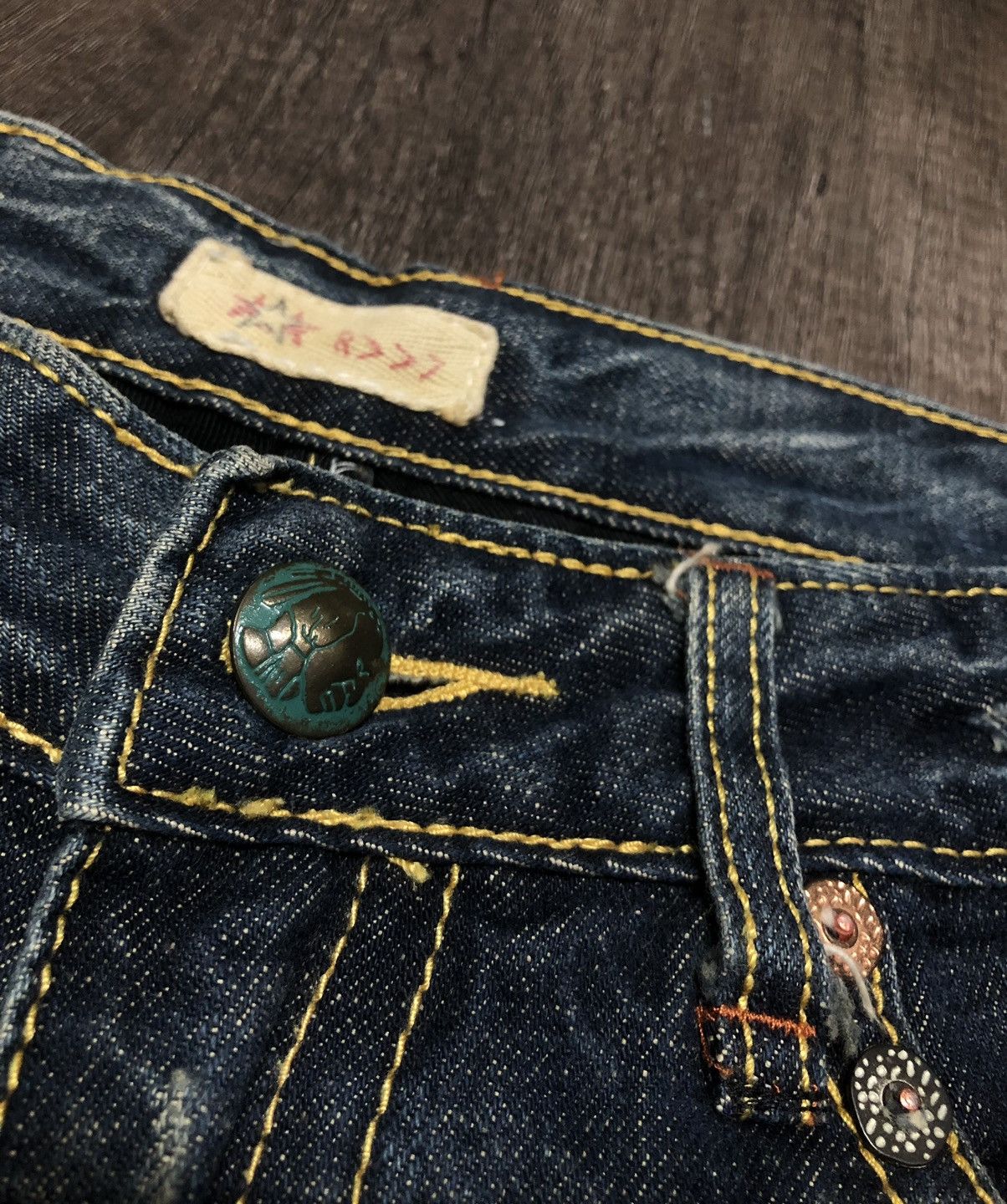 Japanese Brand × REEF Vintage Reef Flare Distressed Jeans (unisex) Size 29" - 2 Thumbnail