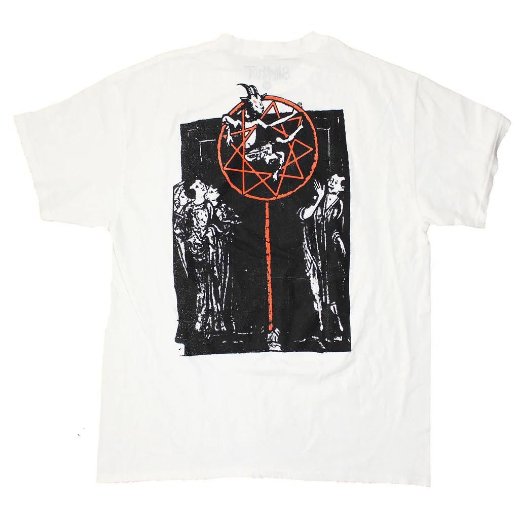Designer T-shirt Slipknot Band - Distressed Pentagram Goat Shirt - L Size US L / EU 52-54 / 3 - 1 Thumbnail