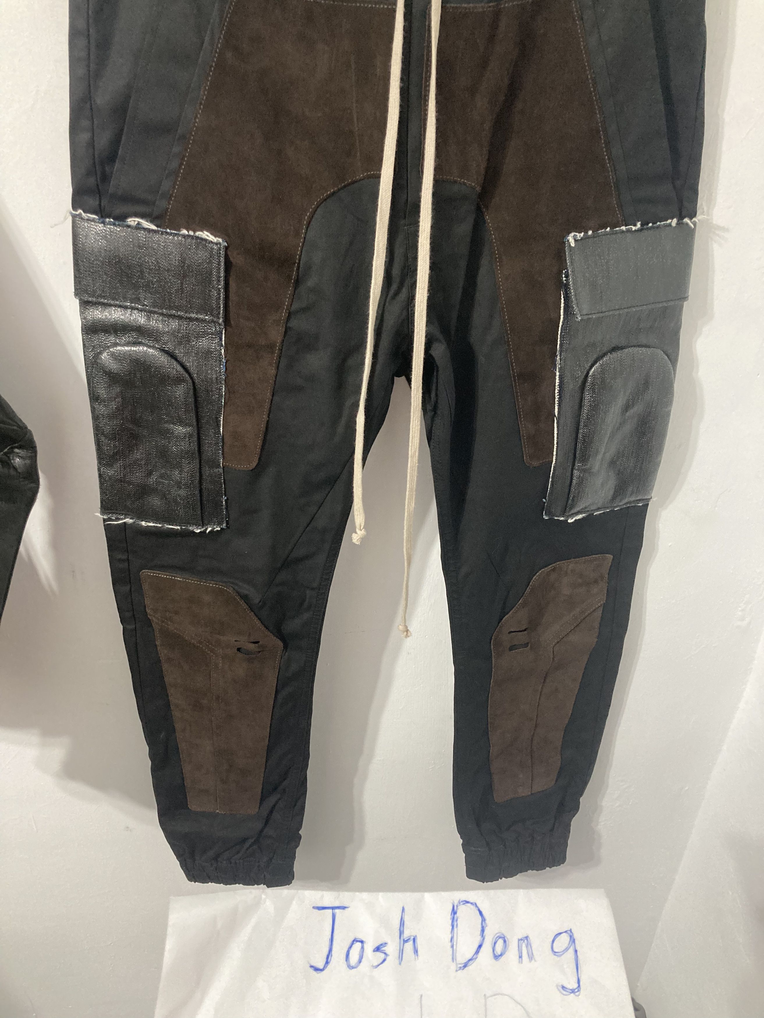 Rick Owens RICK OWENS SUEDE CARGO JOGGER LARRY SZ 50 Size US 34 / EU 50 - 3 Thumbnail