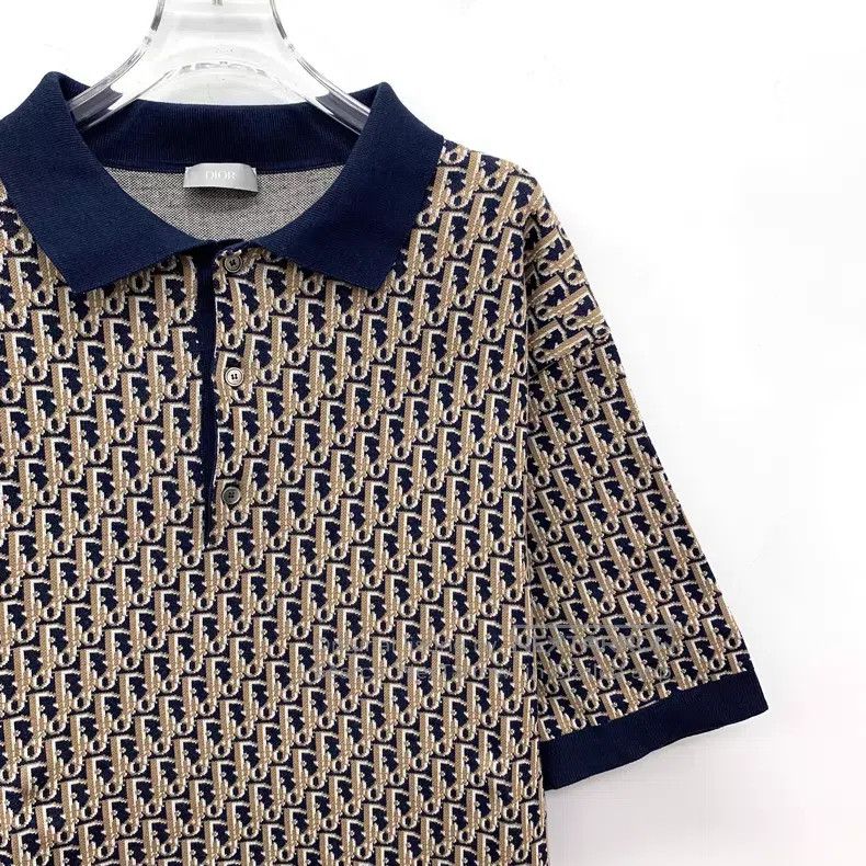 Dior Dior 22 colour-blocking logo jacquart full-print cotton la Size US XL / EU 56 / 4 - 3 Thumbnail