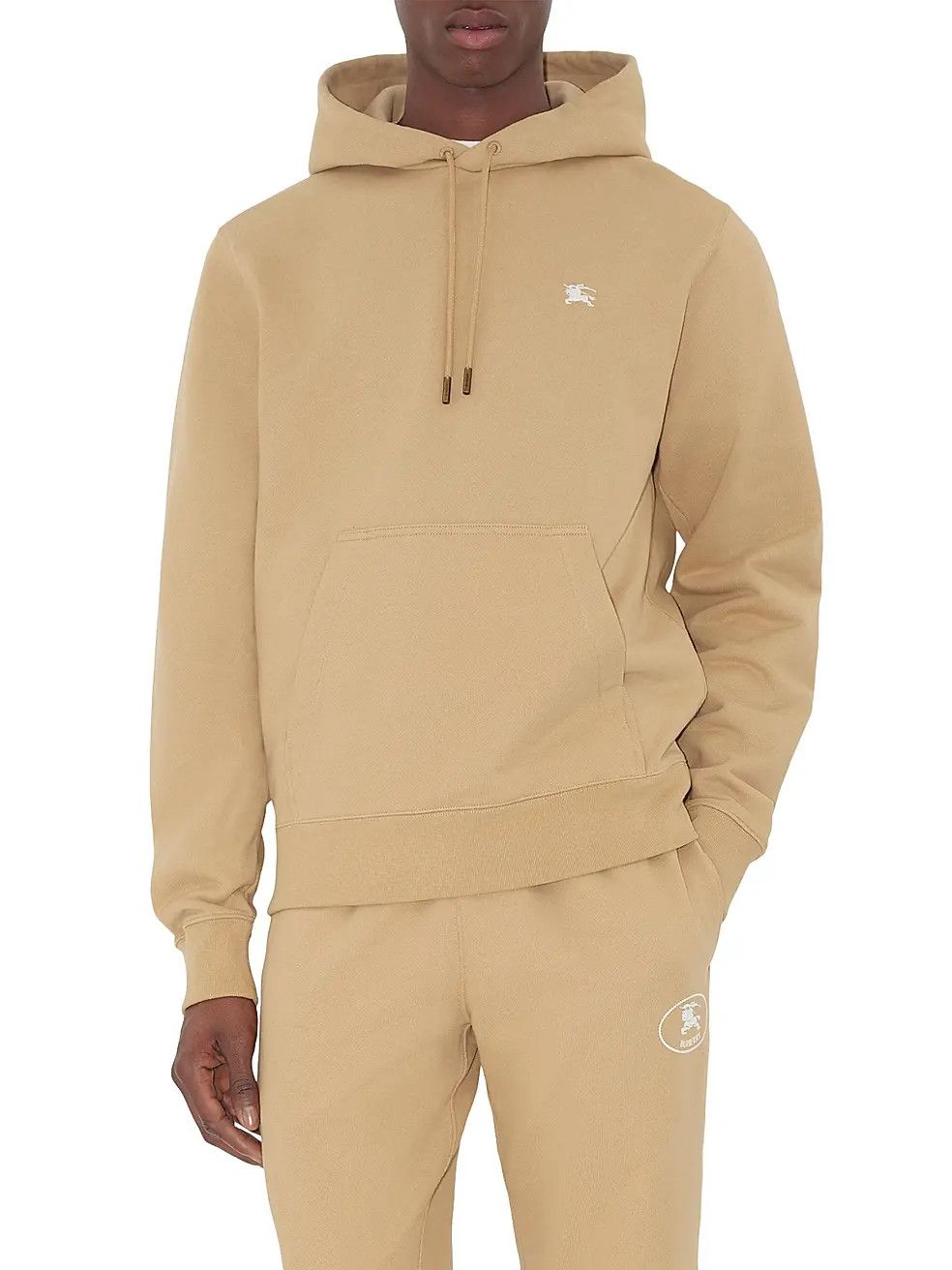 Burberry os11x0326 Simon Logo Cotton Hoodie in Beige Size US L / EU 52-54 / 3 - 1 Thumbnail