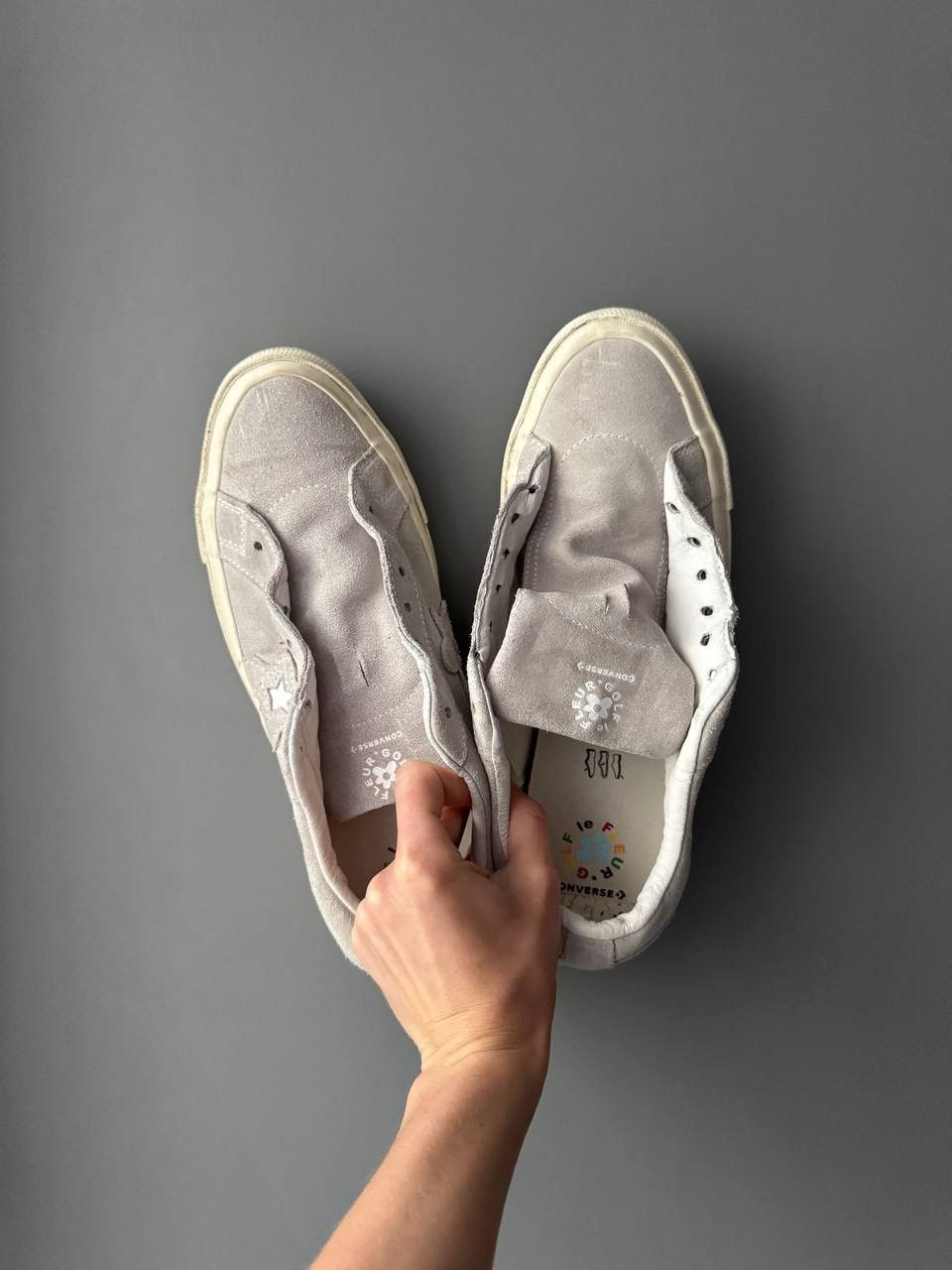 Converse × Golf le Fleur Convers Golf Le Fleur x One Star Ox Bachelor Gray 2018 Size US 9.5 / EU 42-43 - 5 Thumbnail