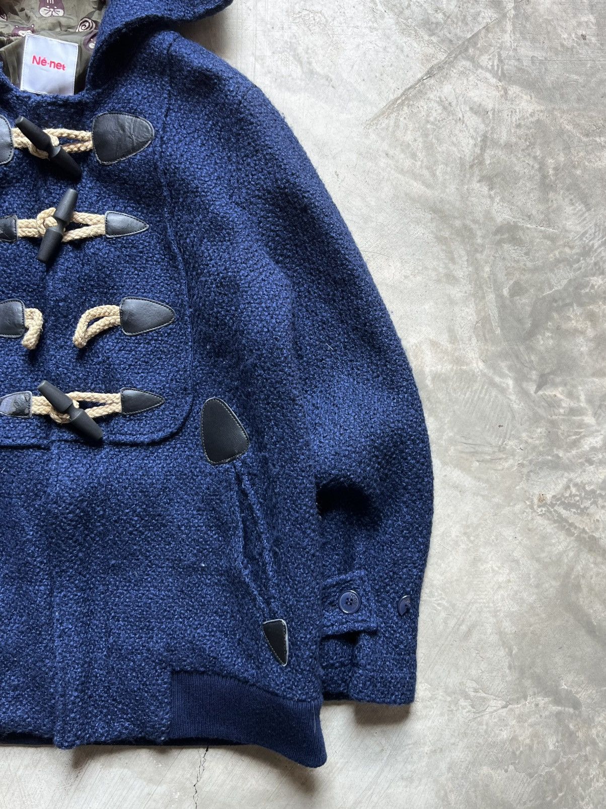 Issey Miyake Ne-Net Issey Miyake Duffle Hoodie Coat Size US XXS / EU 40 - 15 Thumbnail