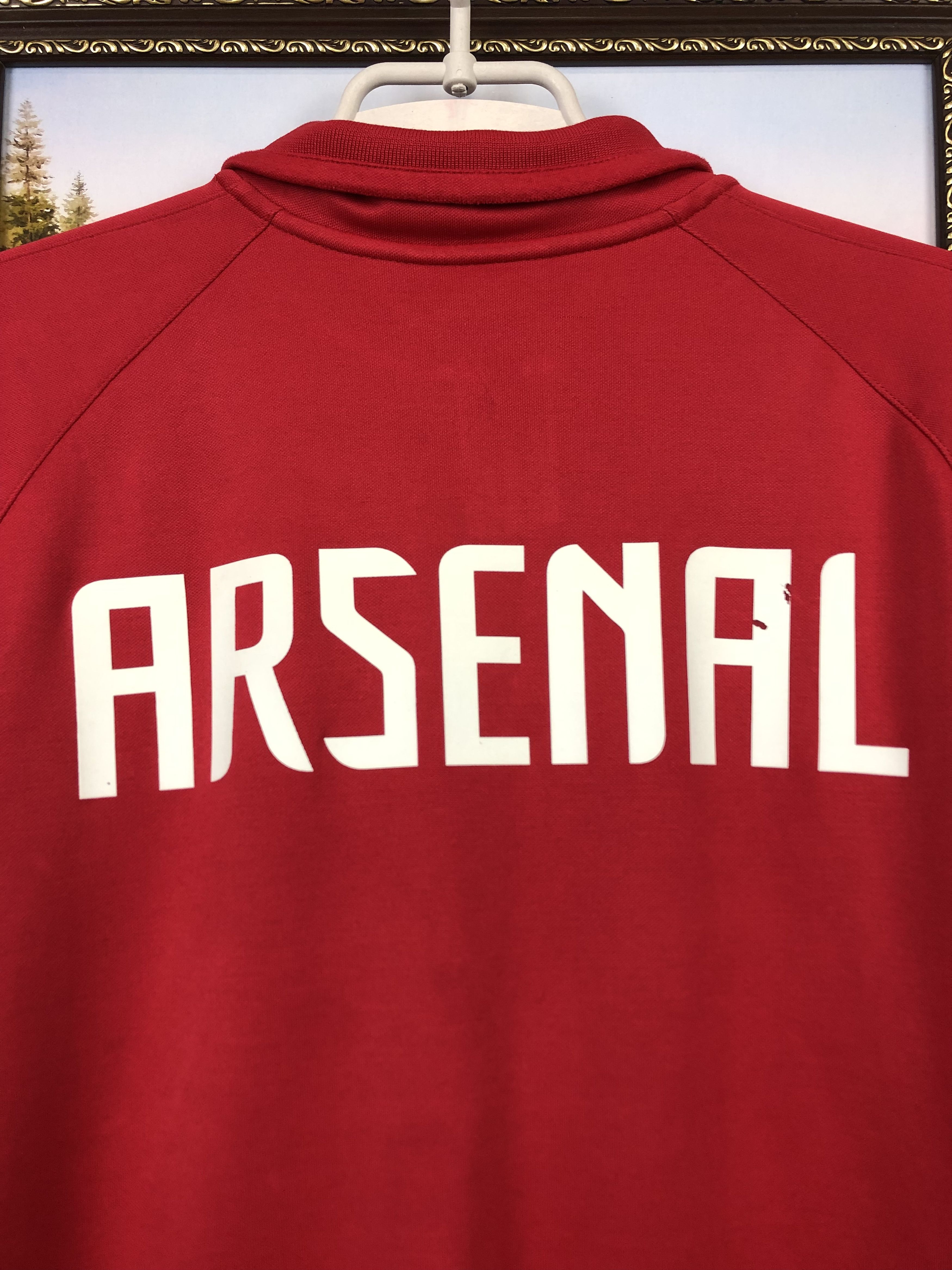 Nike Vintage Nike Arsenal Football Jacket Rare Soccer Gunners Size US L / EU 52-54 / 3 - 15 Thumbnail