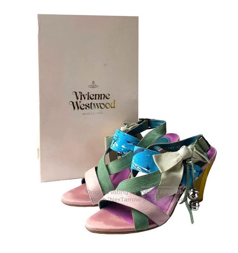 Vivienne Westwood Vivienne Westwood Multi Color & Material Heels Size US 4.5 / IT 34.5 - 1 Thumbnail
