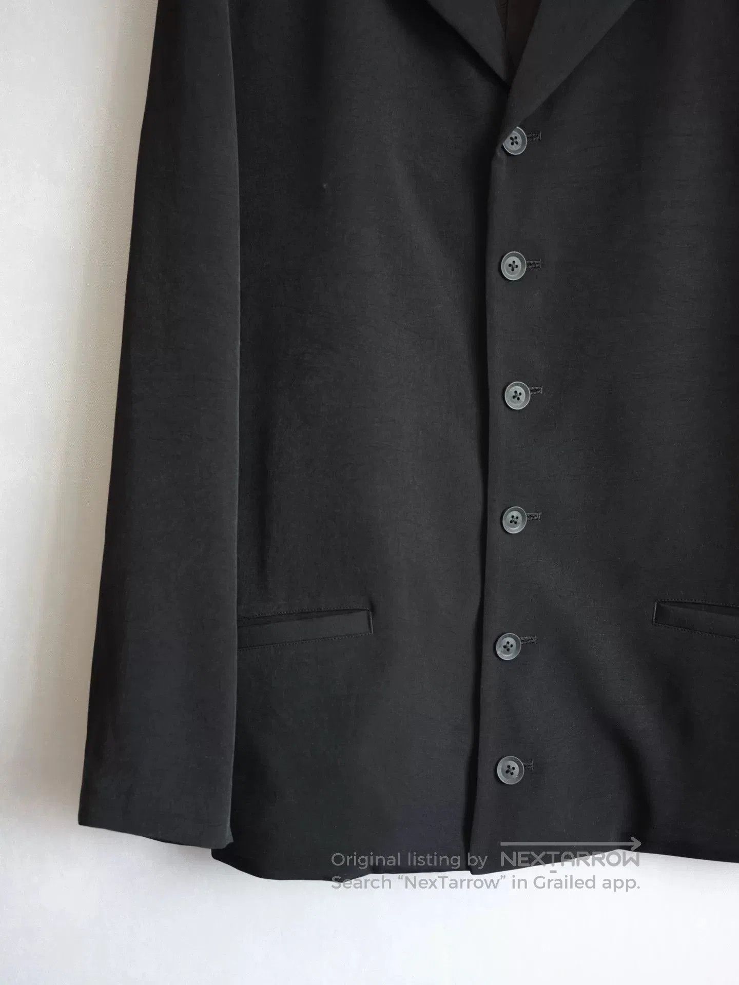 Yohji Yamamoto Yohji Yamamoto Black Jacket Size 3. Size L / US 10 / IT 46 - 7 Thumbnail
