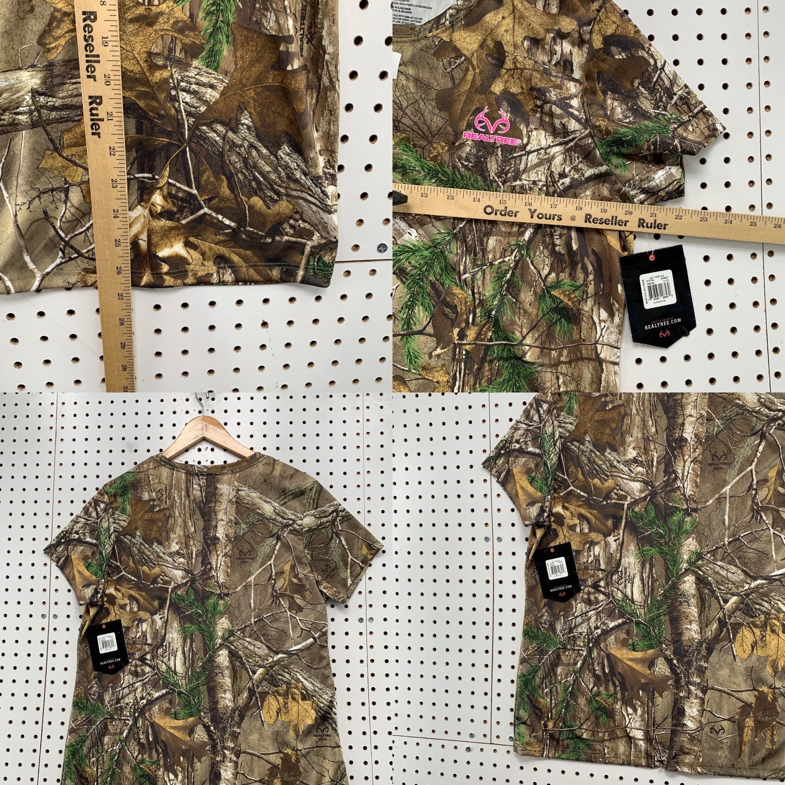 Realtree Realtree Camouflage Shirt Womens XL Camouflage Short Sleeve T-Shirt 16/18 Grey Size XL / US 12-14 / IT 48-50 - 9 Thumbnail