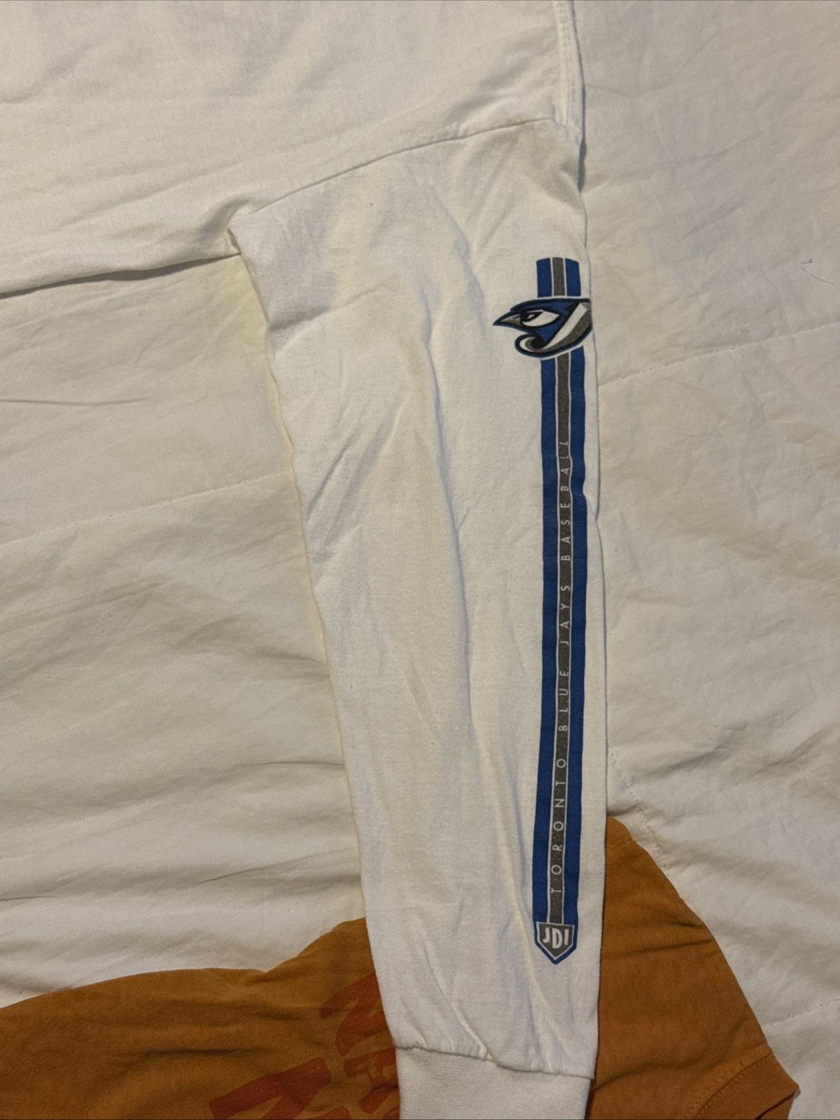 Nike Nike Nike Swoosh Toronto Blue Jays white Longsleeve 2005 S Size US S / EU 44-46 / 1 - 8 Thumbnail