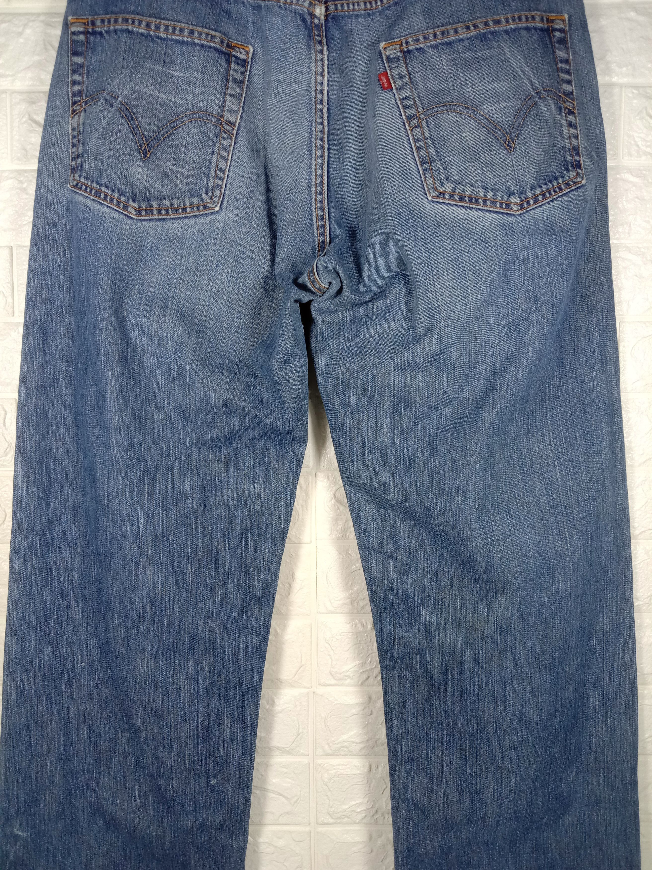 Levi's Vintage Levi’s 569 Jeans Loose Straight Distressed Denim Size US 36 / EU 52 - 7 Thumbnail