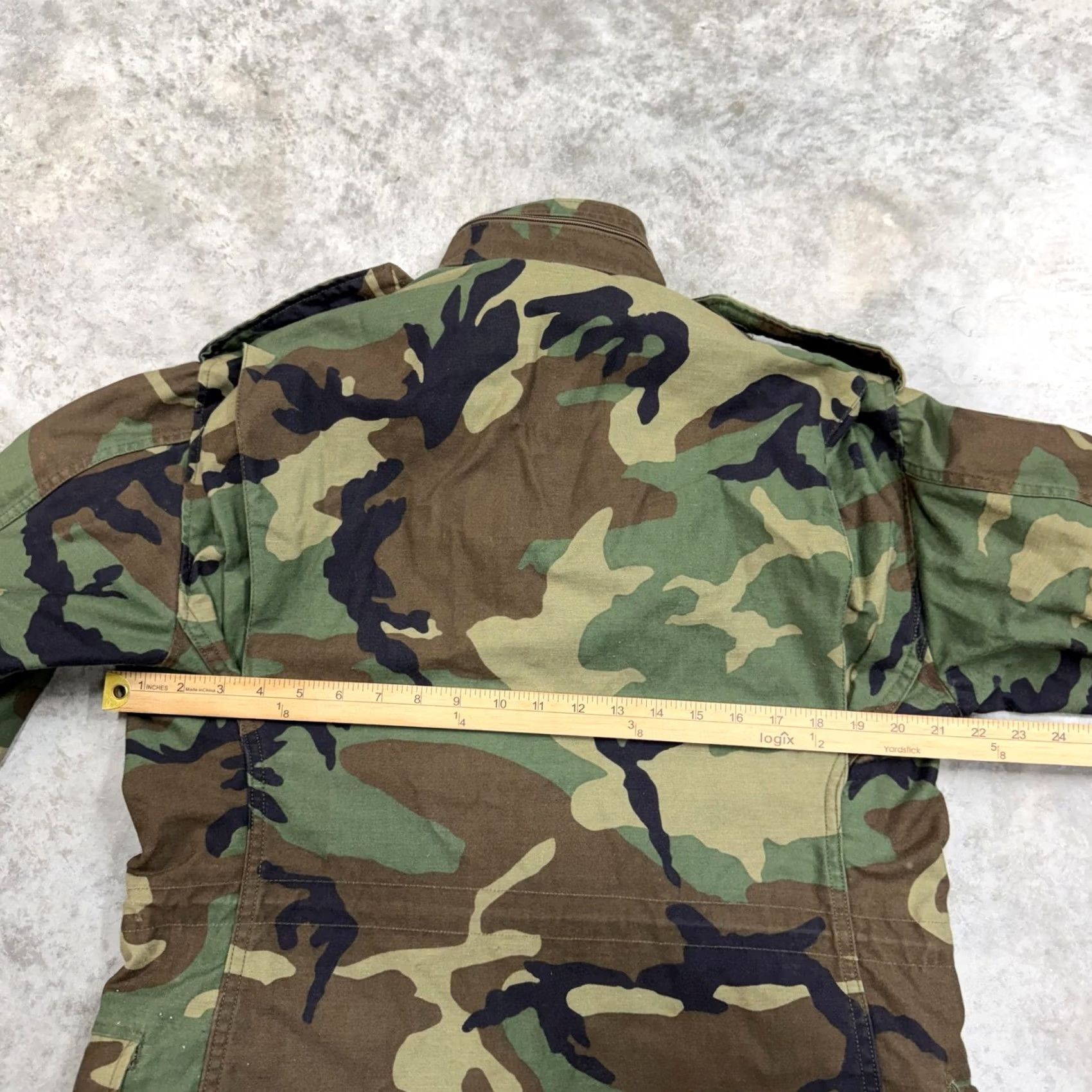 Vintage US Navy Jacket Mens Small Woodland Camo BDU Military Field Coat Law Enforcement Shirt Size US S / EU 44-46 / 1 - 6 Thumbnail