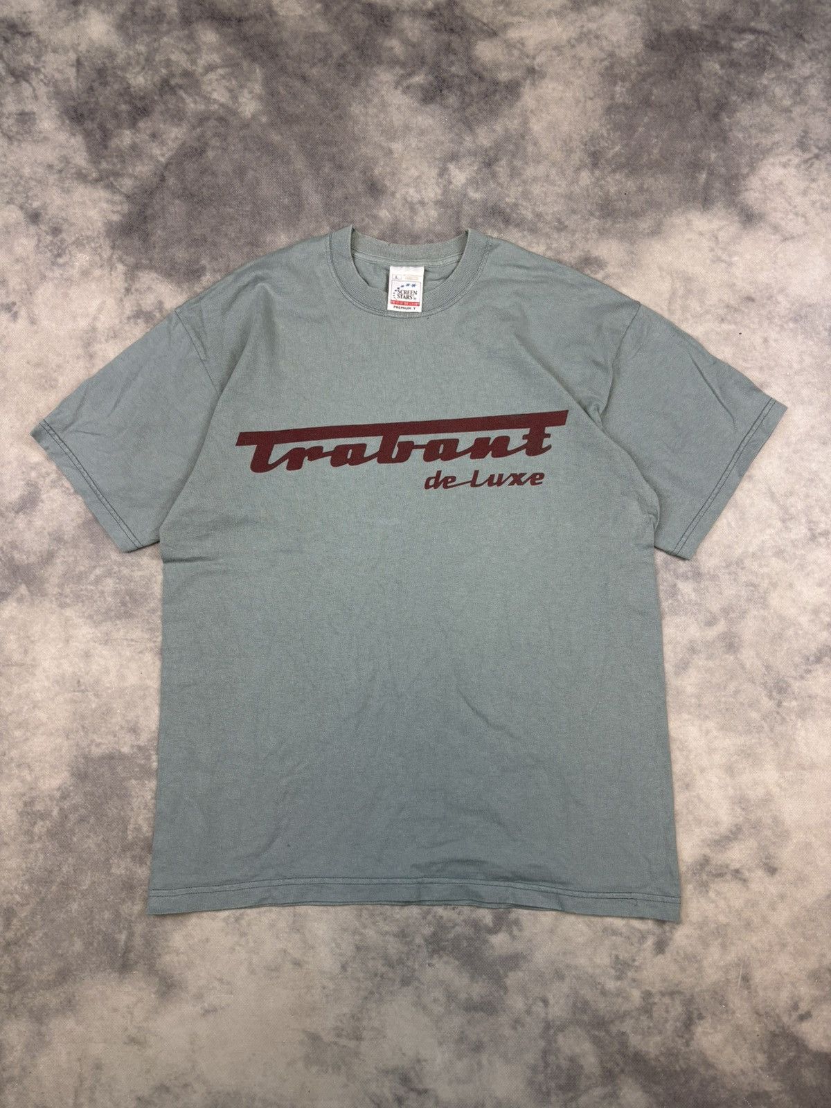 Other Vintage Trabant De Lux Retro Old Money Car T Shirt 90s Rare Size US L / EU 52-54 / 3 - 1 Thumbnail