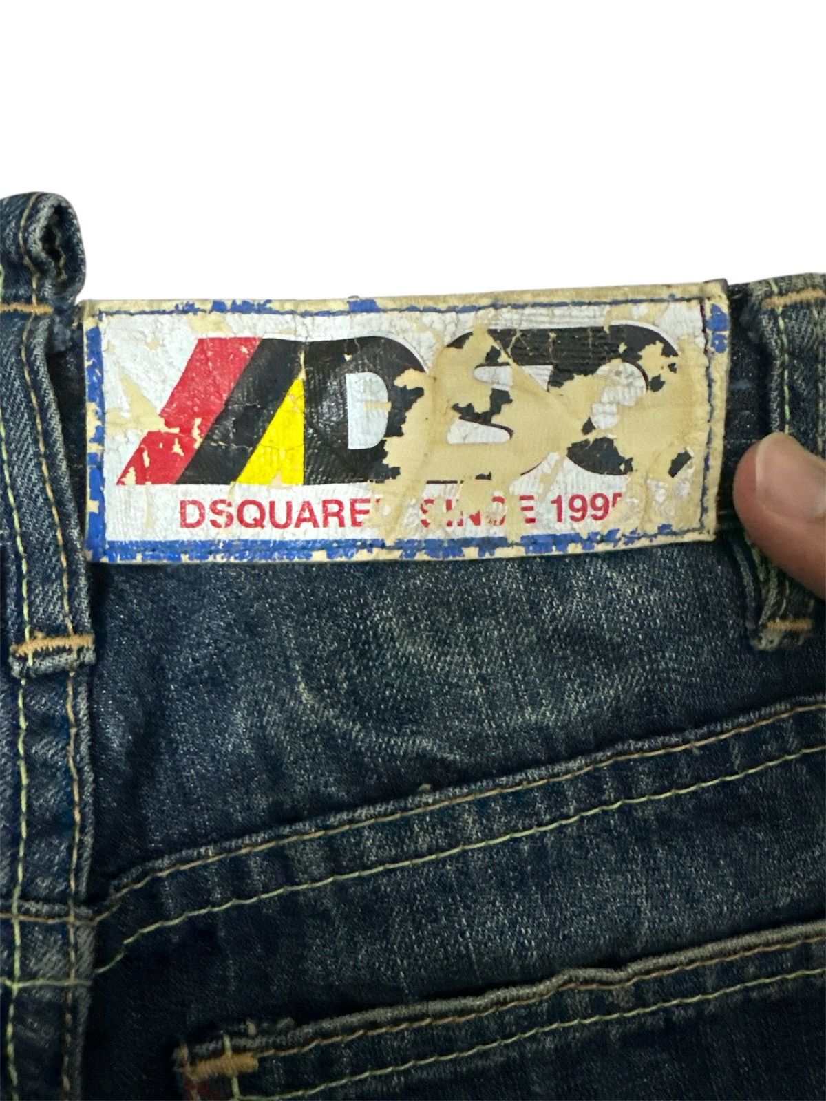GOA 2000 Dsquared2 Distressed Y2K Goa Lgb Rick Owens Style Jeans Size US 28 / EU 44 - 3 Thumbnail