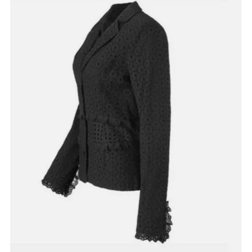 Designer Cabi Flamenco Eyelet Blazer Jacket Size 6 Size M / US 6-8 / IT 42-44 - 11 Thumbnail