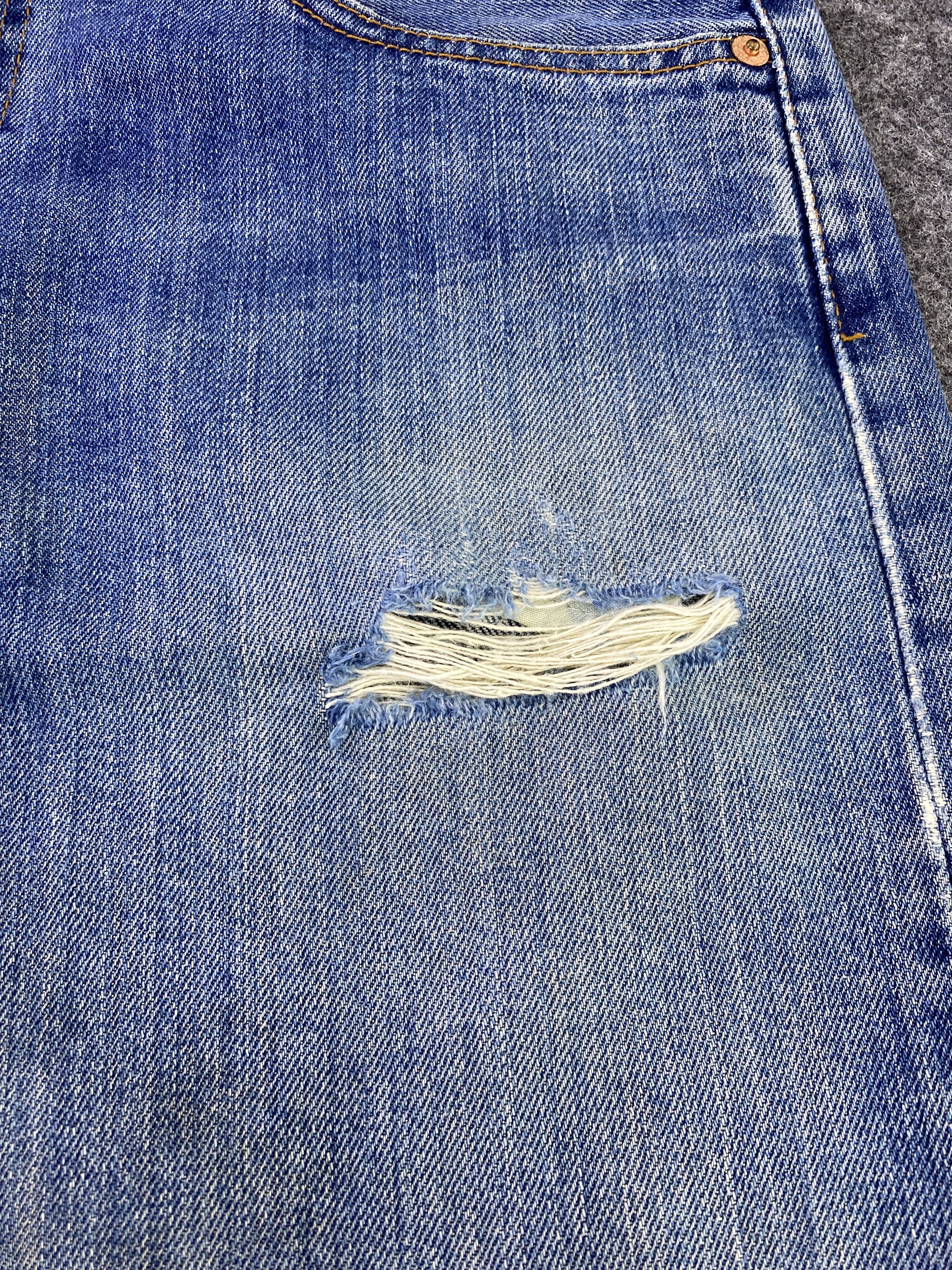 Levi's Vintage Levi's 512 Distresses Blue Wash Jeans - J872 Size US 30 / EU 46 - 12 Thumbnail