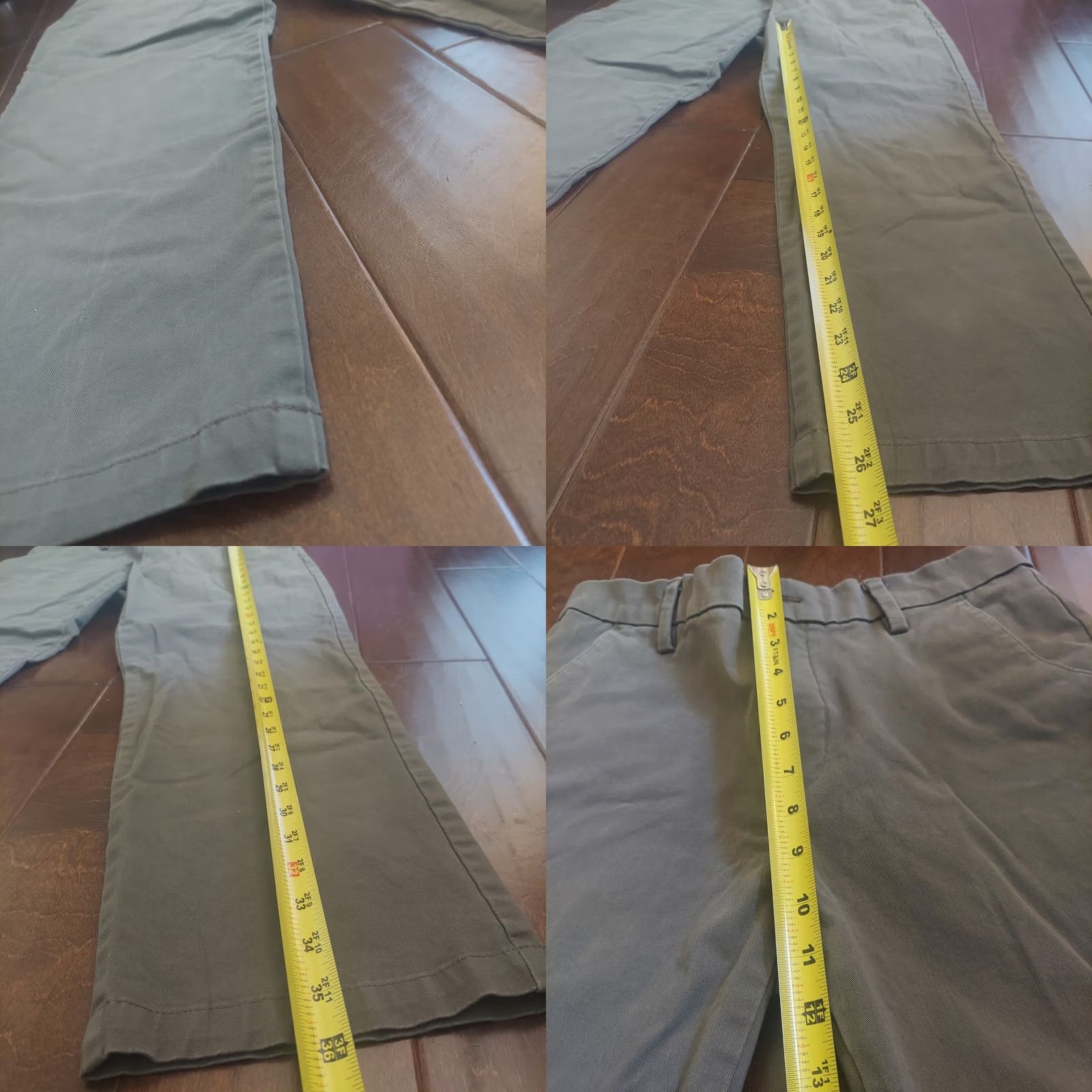 Dockers DOCKERS Pants Men Gray Straight Chino W32 L29 Regular Pockets Button Zip Casual Formal Size US 32 / EU 48 - 9 Thumbnail