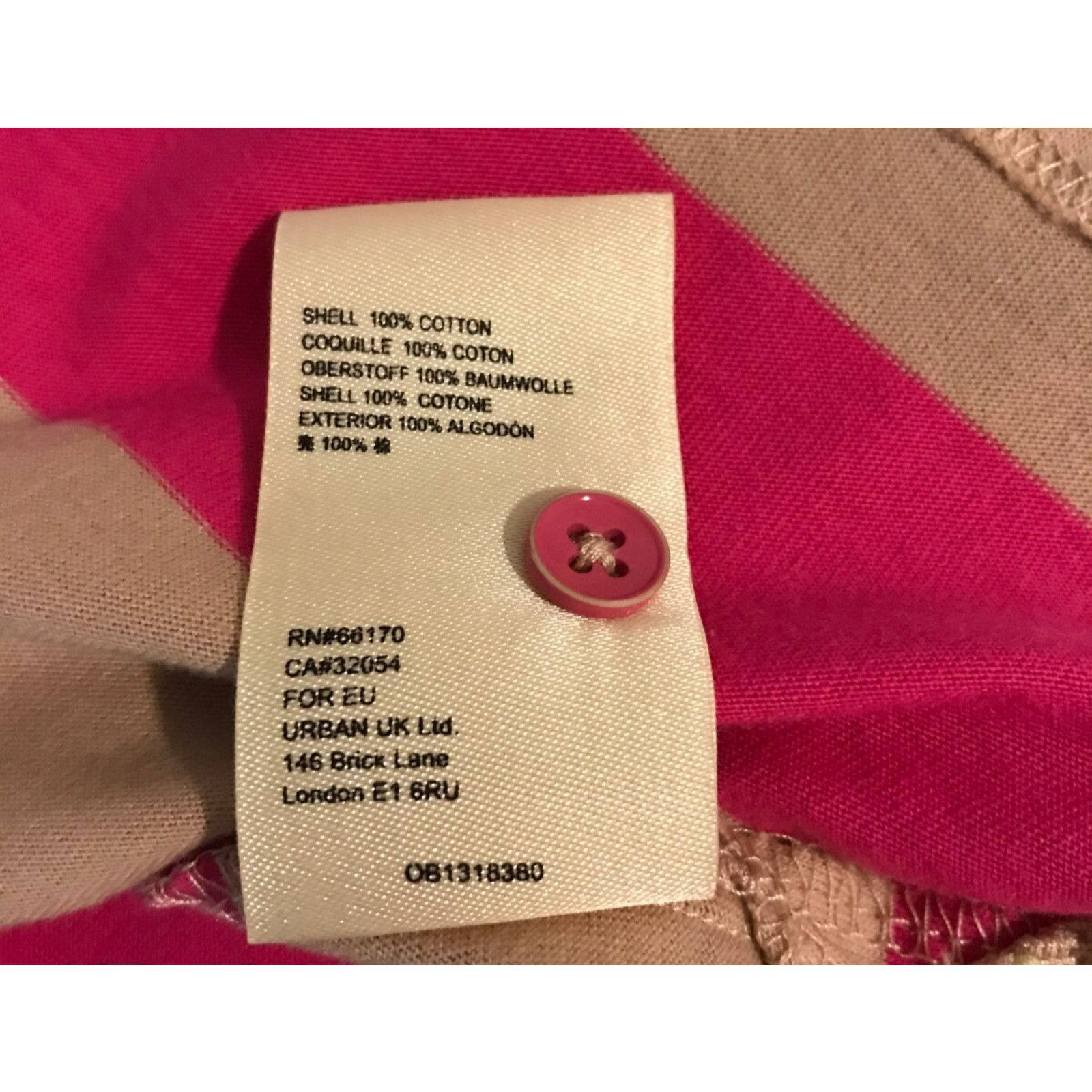 Anthropologie Anthropologie Maeve Porter Striped Sleeveless Pink Tan Polo Size XS / US 0-2 / IT 36-38 - 9 Thumbnail