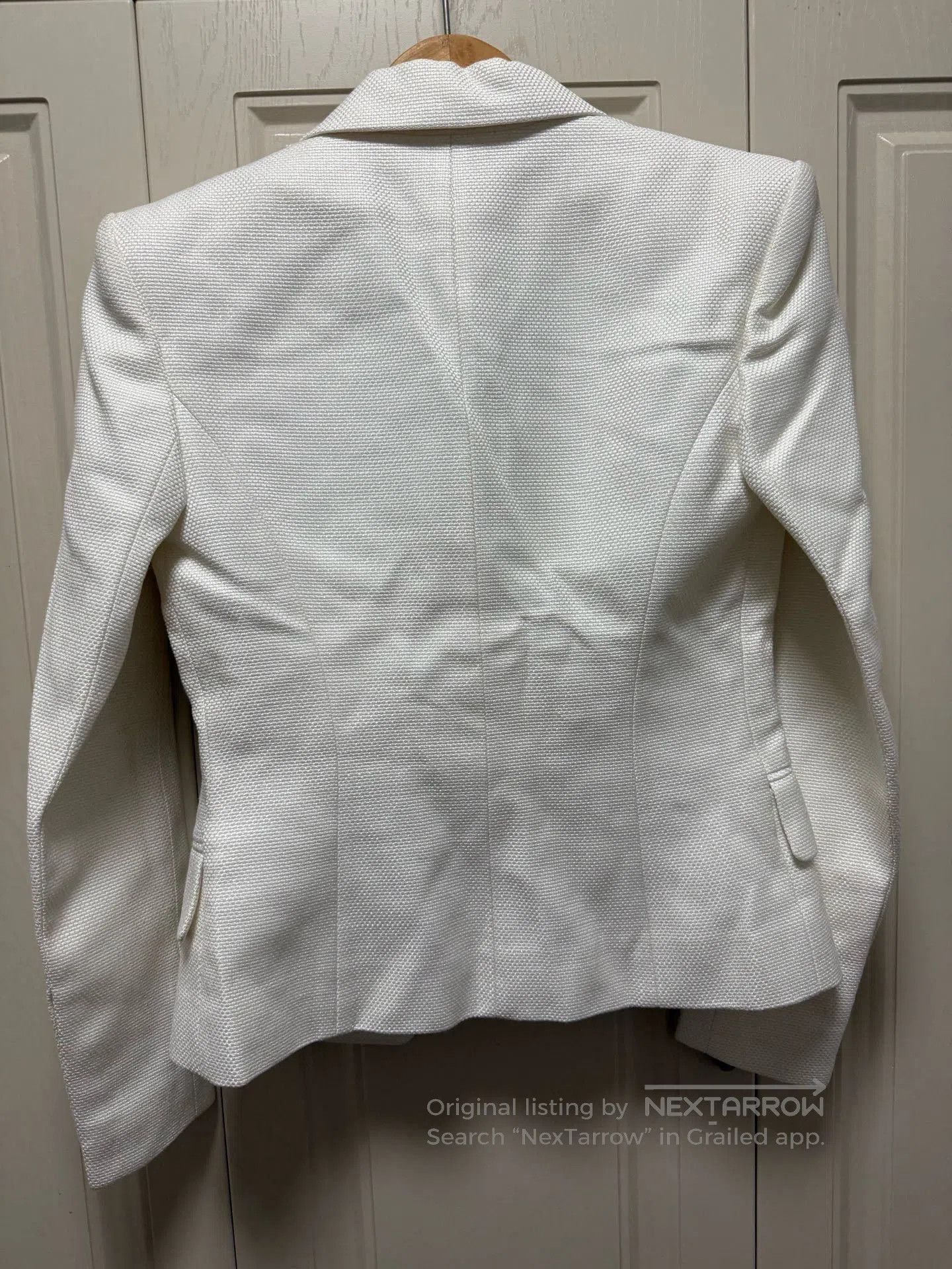 Balmain Balmain Classic White Double-Breasted Blazer. Size S / US 4 / IT 40 - 2 Thumbnail