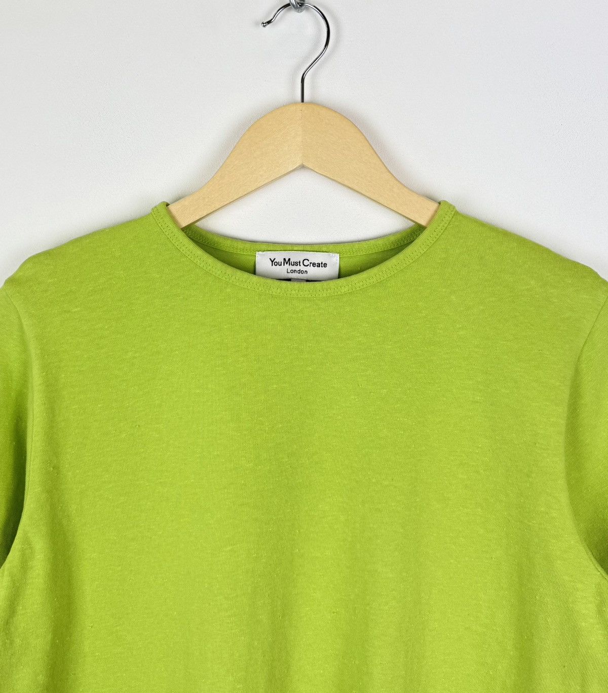 YMC YMC You Must Create London Half Sleeve T-Shirt Green Top Size S / US 4 / IT 40 - 2 Thumbnail