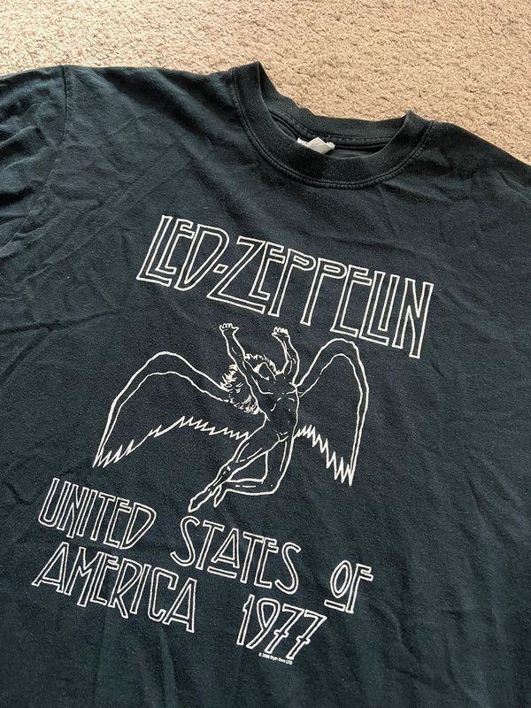 Band Tees × Led Zeppelin tshirt led Zeppelin united states of America 1977 M vintage Size US M / EU 48-50 / 2 - 3 Thumbnail