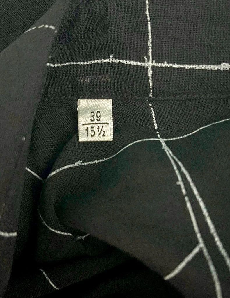Saint Laurent Paris saint laurent black geometric pattern shirt-2507 Size US S / EU 44-46 / 1 - 2 Thumbnail